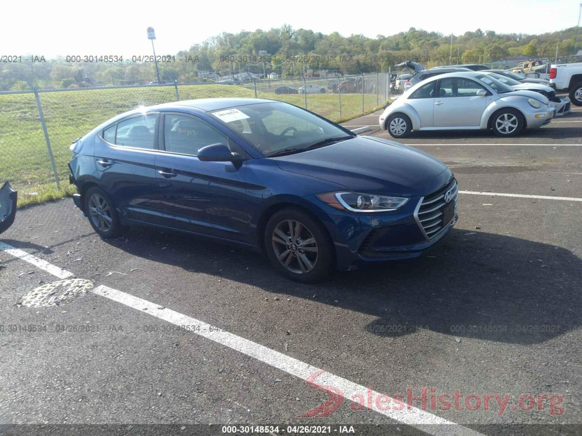 5NPD84LF7JH230589 2018 HYUNDAI ELANTRA