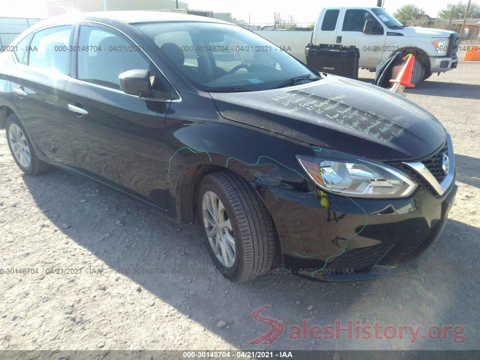 3N1AB7AP3KY407521 2019 NISSAN SENTRA