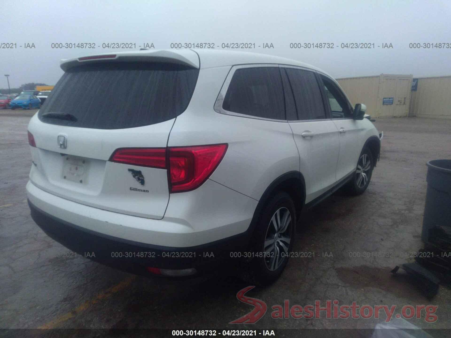 5FNYF5H32HB040400 2017 HONDA PILOT