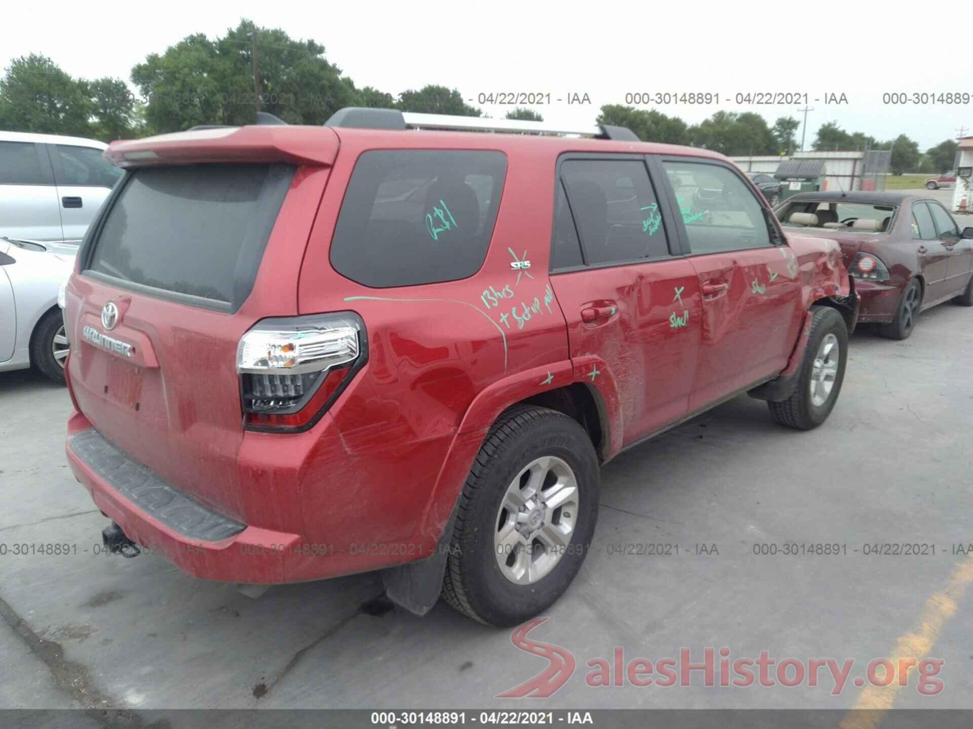 JTEEU5JR6M5236340 2021 TOYOTA 4RUNNER