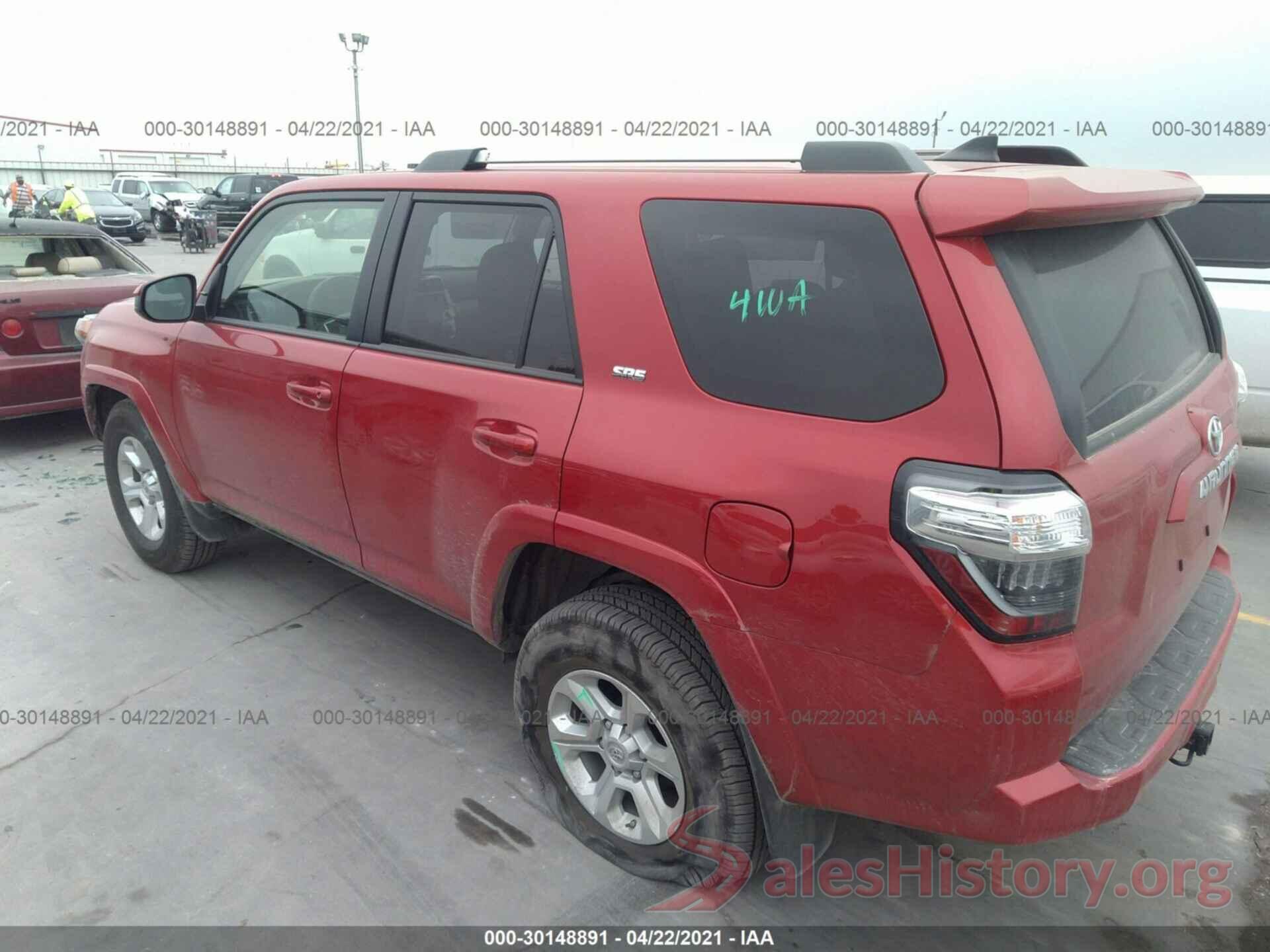 JTEEU5JR6M5236340 2021 TOYOTA 4RUNNER