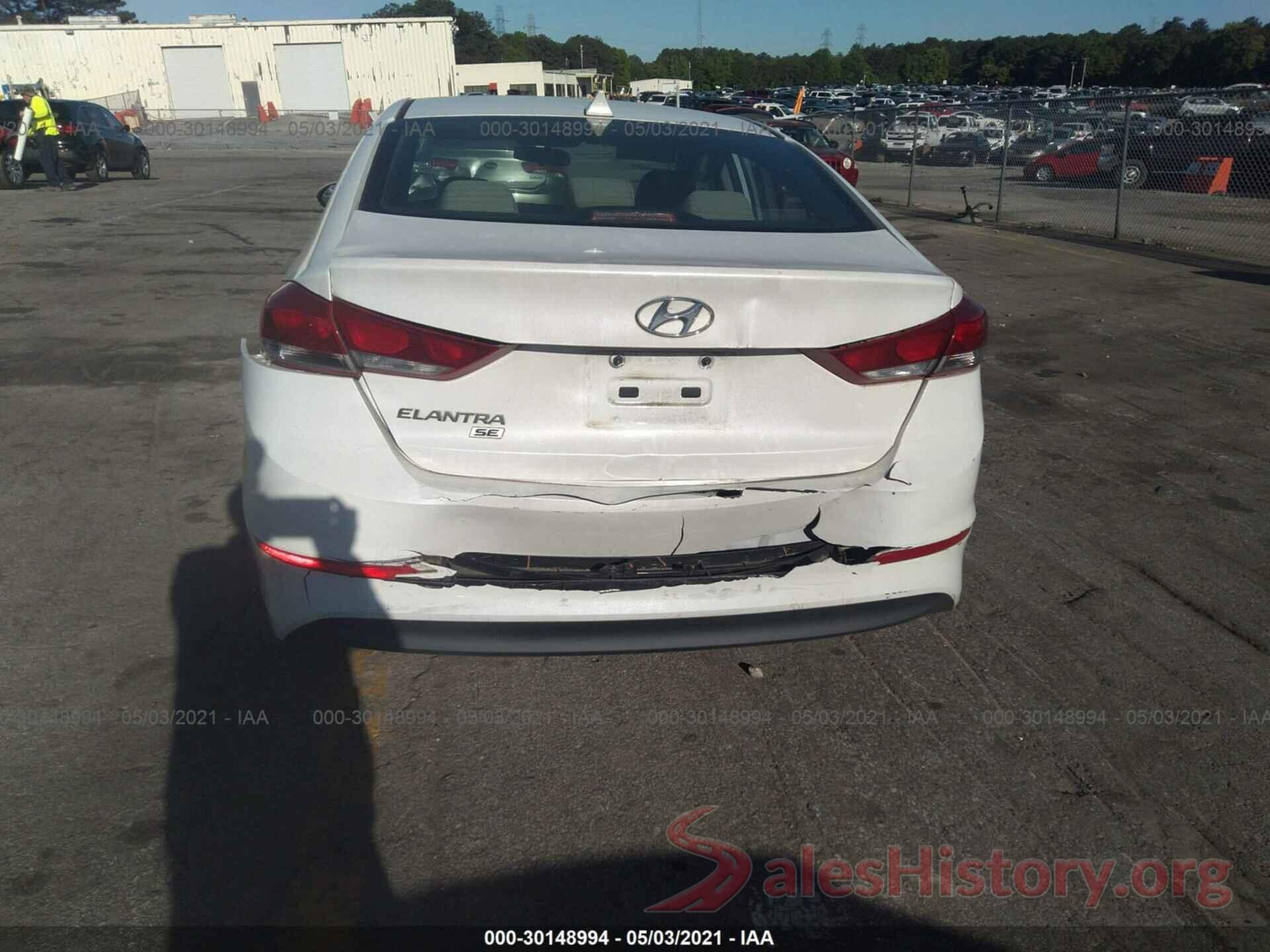 5NPD74LF9HH197124 2017 HYUNDAI ELANTRA