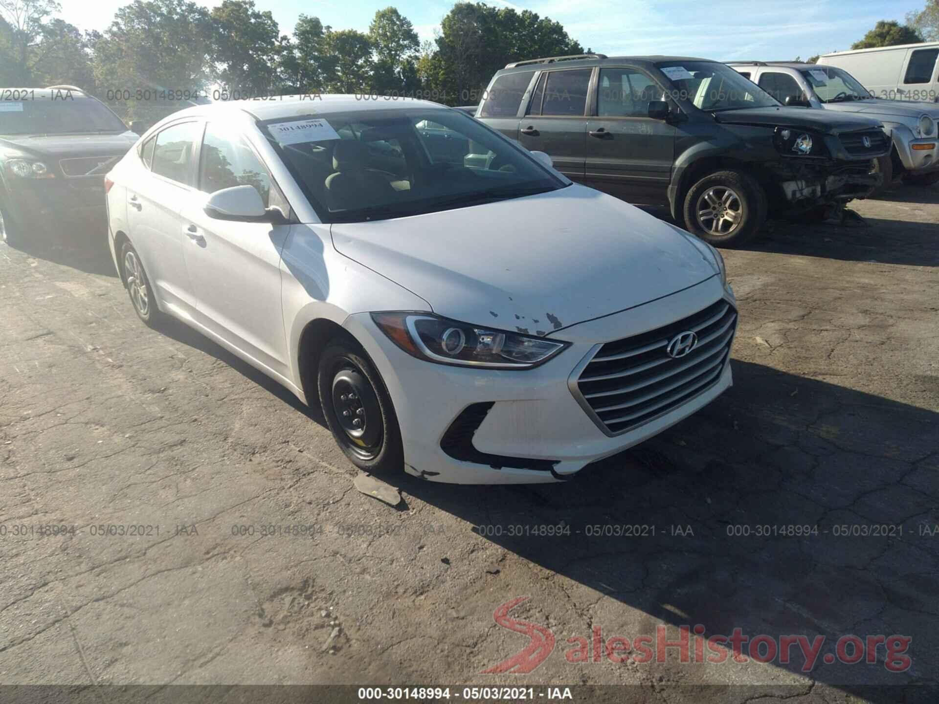 5NPD74LF9HH197124 2017 HYUNDAI ELANTRA