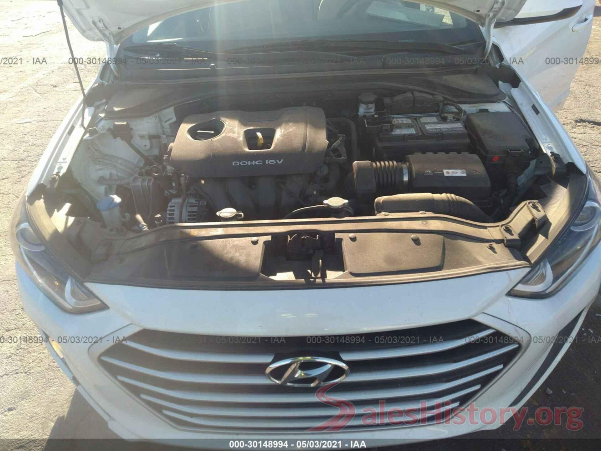 5NPD74LF9HH197124 2017 HYUNDAI ELANTRA