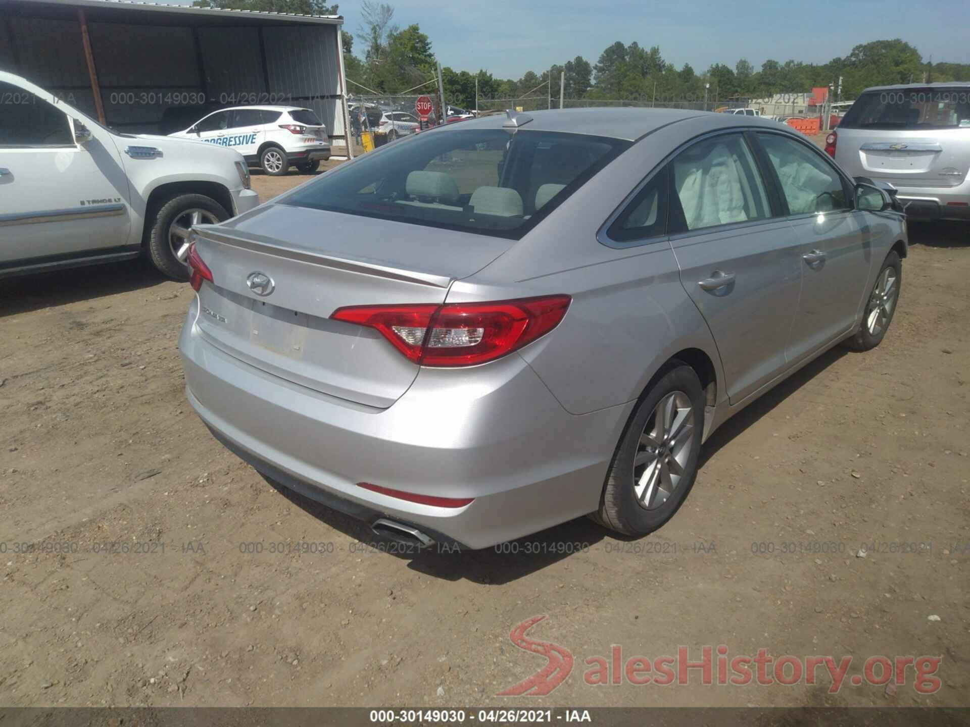 5NPE24AF8GH327737 2016 HYUNDAI SONATA