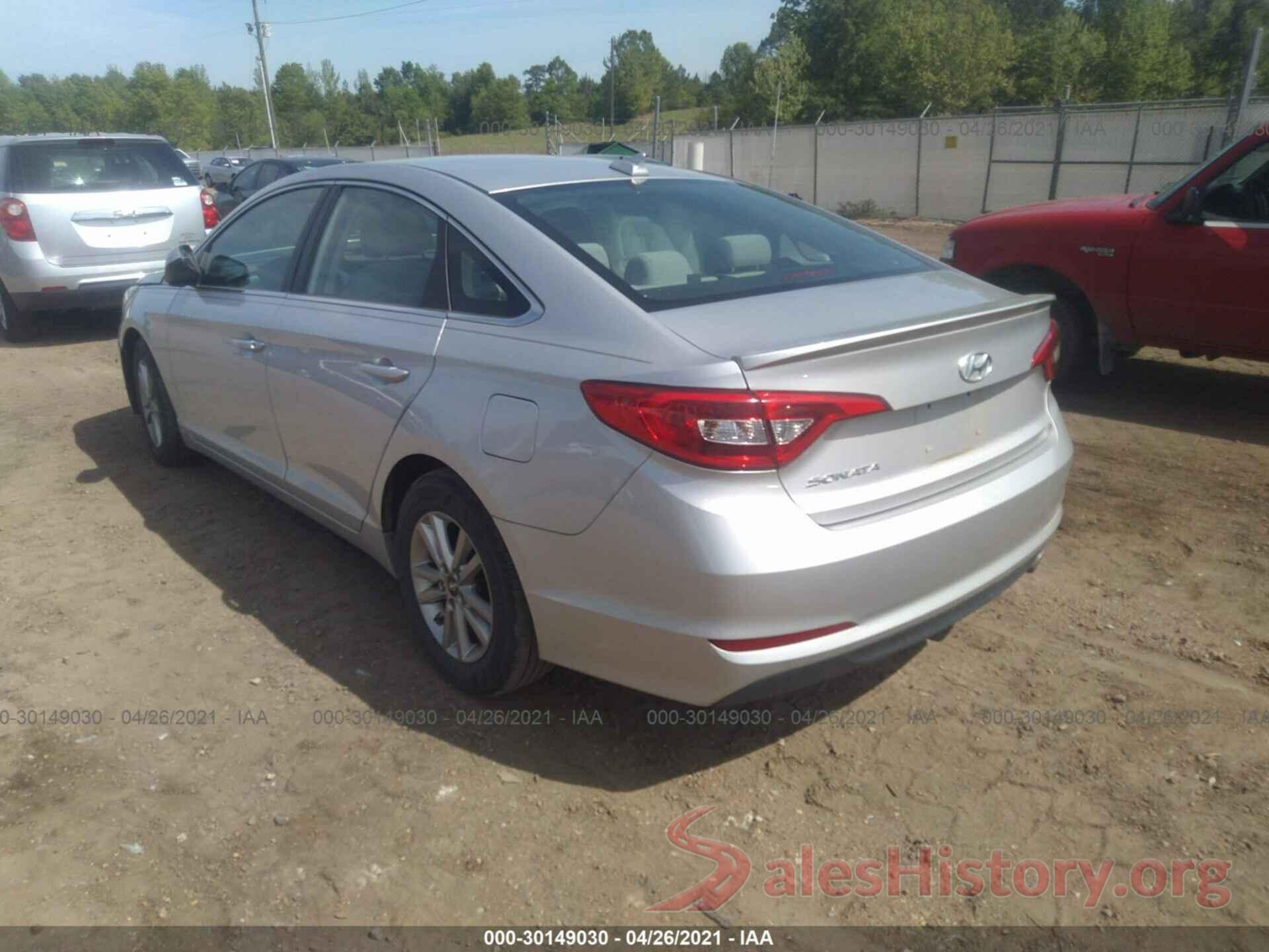 5NPE24AF8GH327737 2016 HYUNDAI SONATA