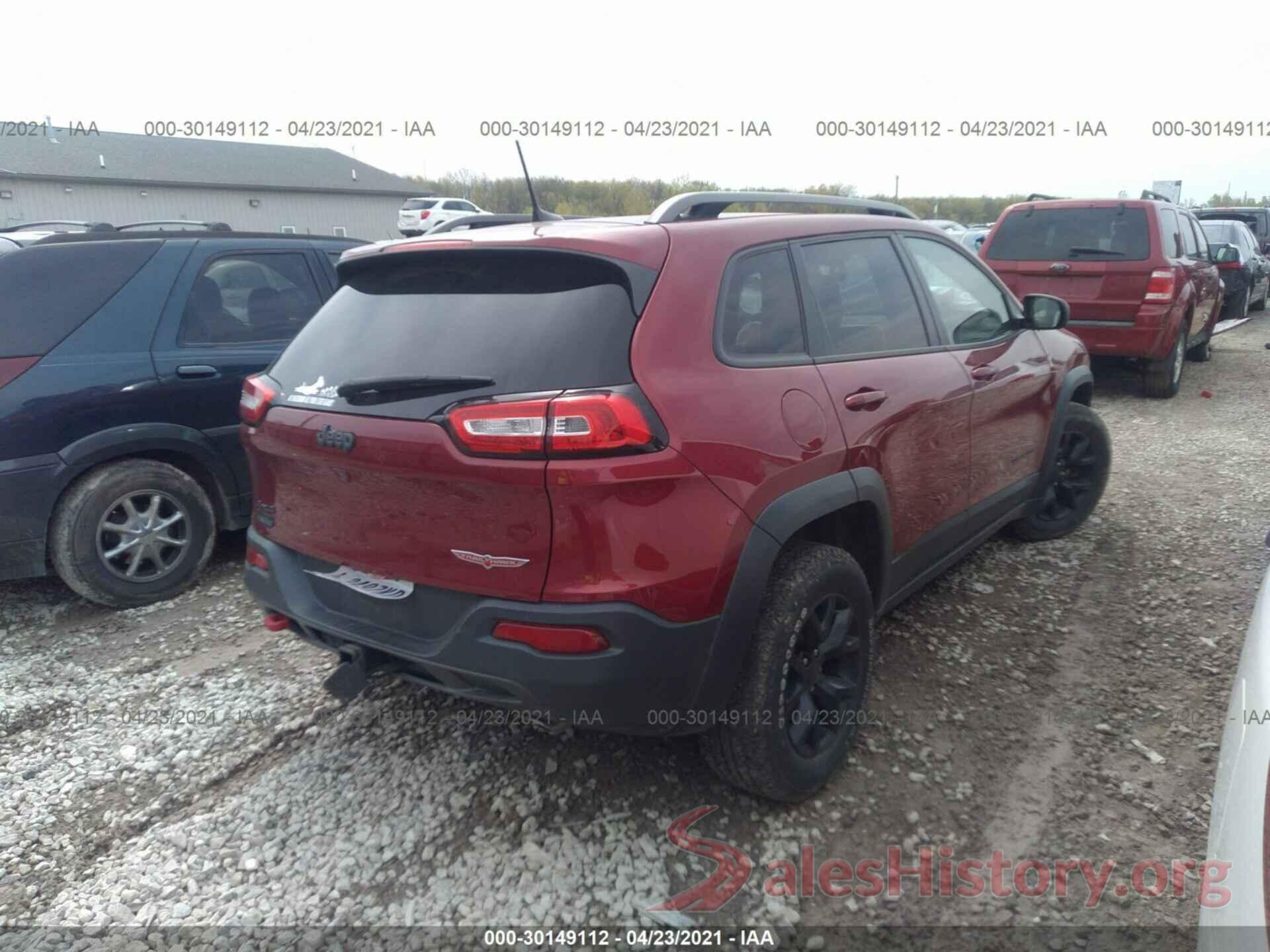 1C4PJMBS9GW245520 2016 JEEP CHEROKEE