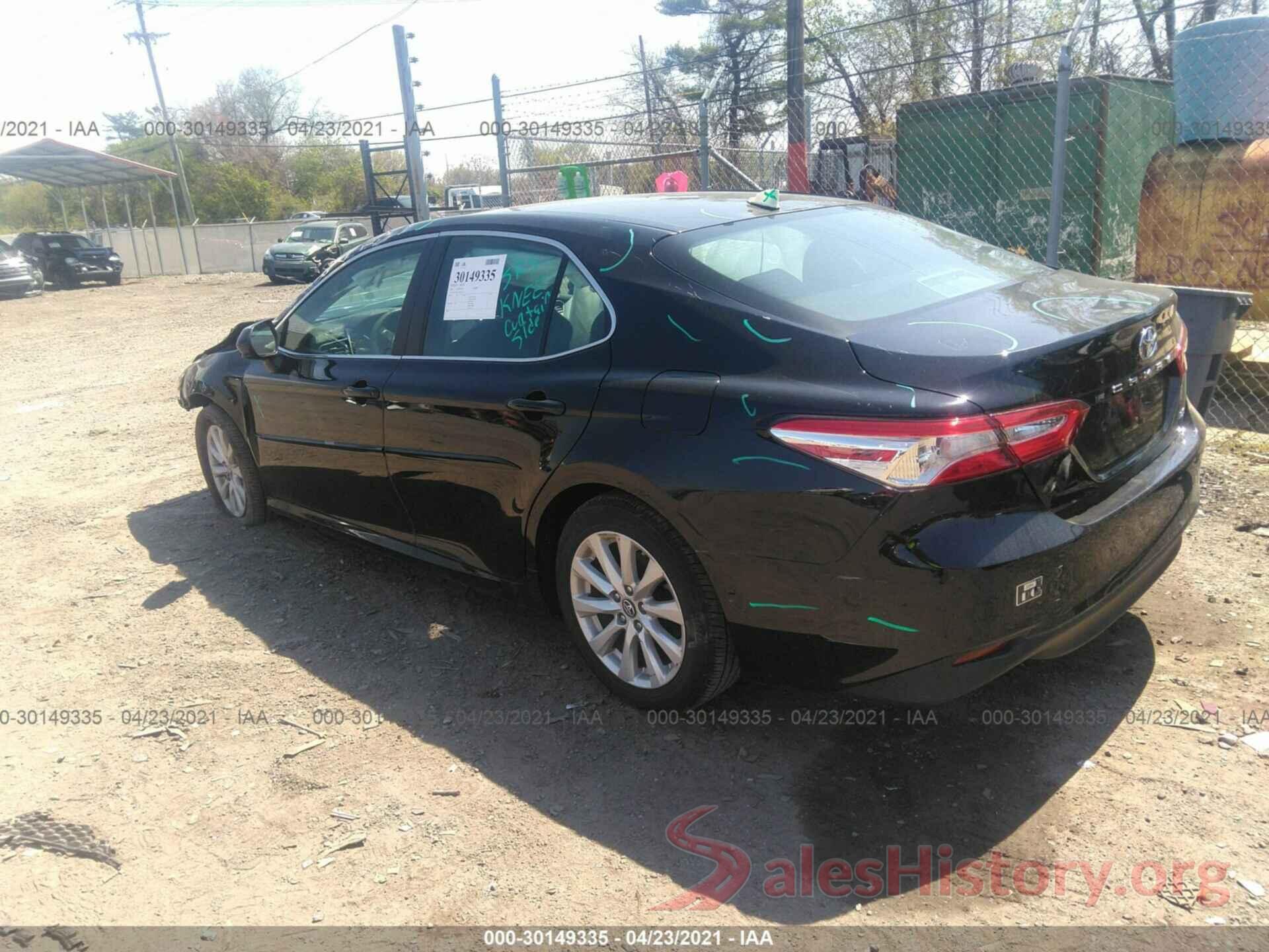 4T1B11HK7KU822027 2019 TOYOTA CAMRY