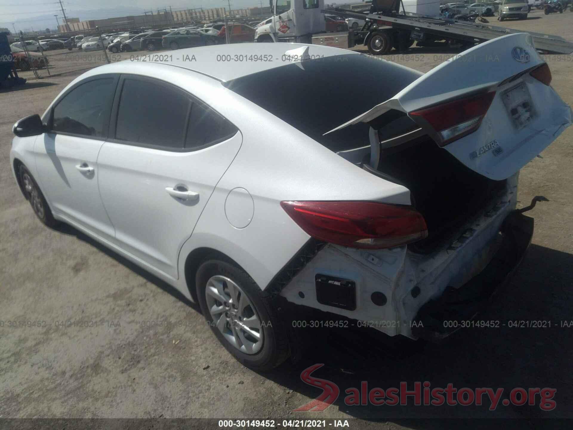 5NPD74LF9HH104876 2017 HYUNDAI ELANTRA