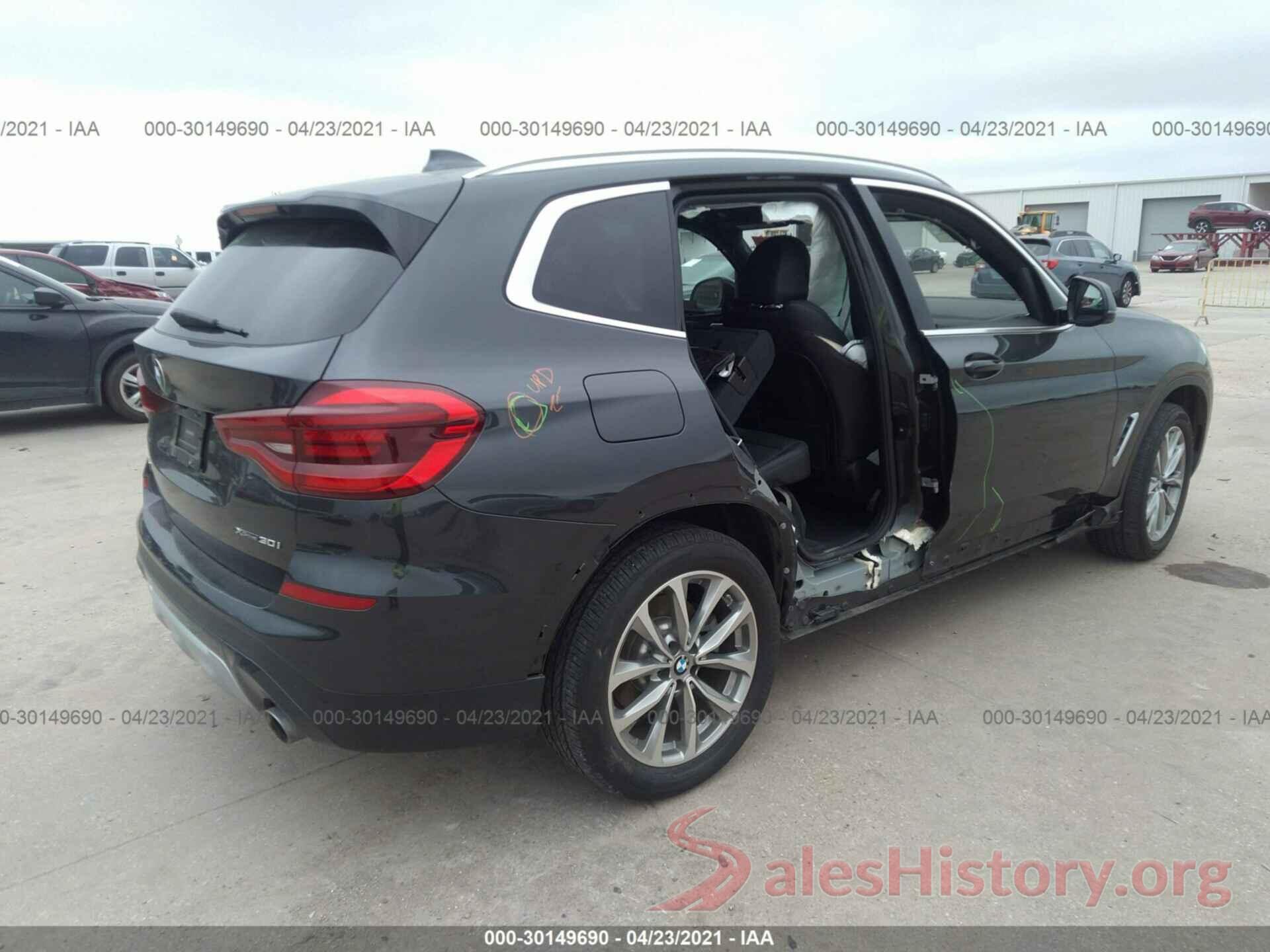 5UXTR9C50KLE14333 2019 BMW X3