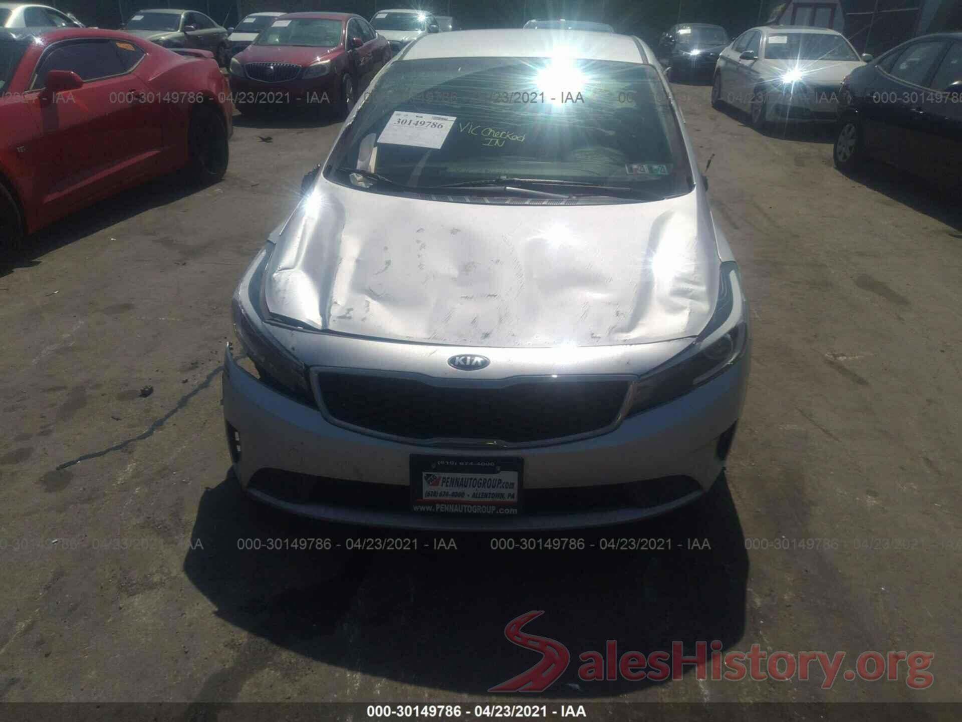 3KPFK4A75JE230309 2018 KIA FORTE