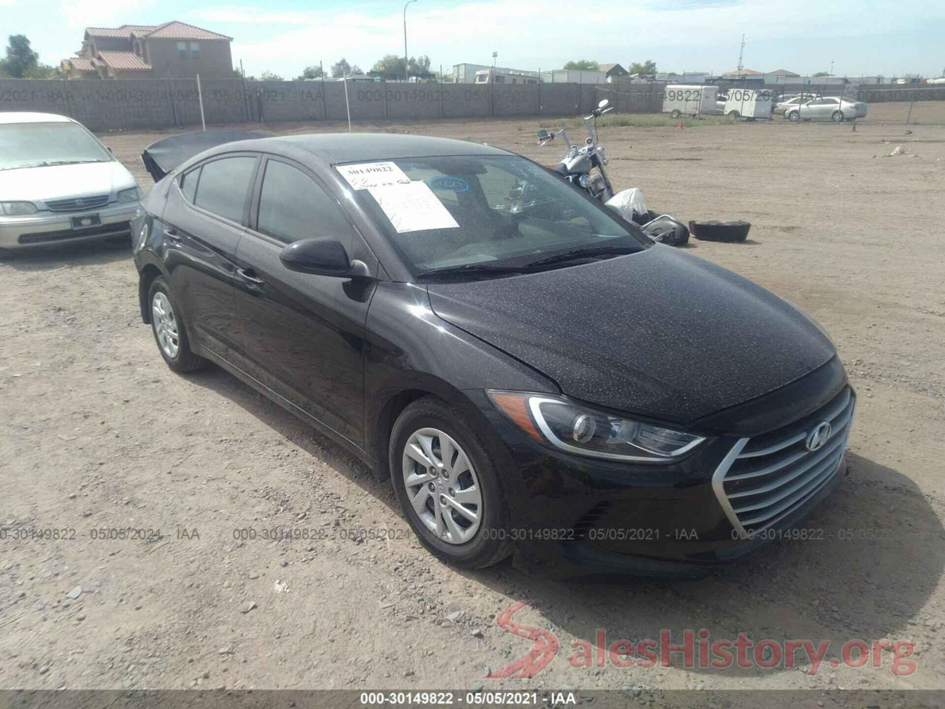 5NPD74LF0JH349393 2018 HYUNDAI ELANTRA