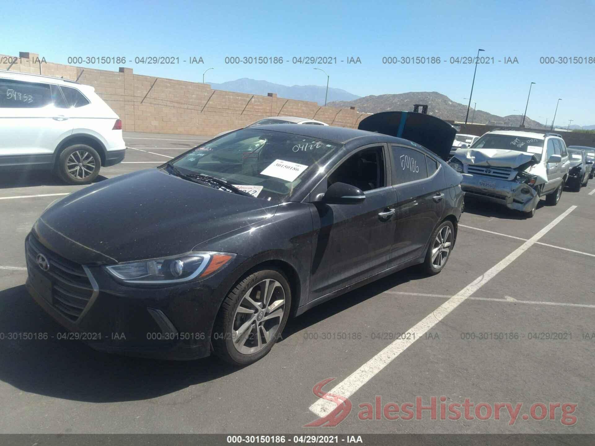 KMHD84LF8HU223971 2017 HYUNDAI ELANTRA