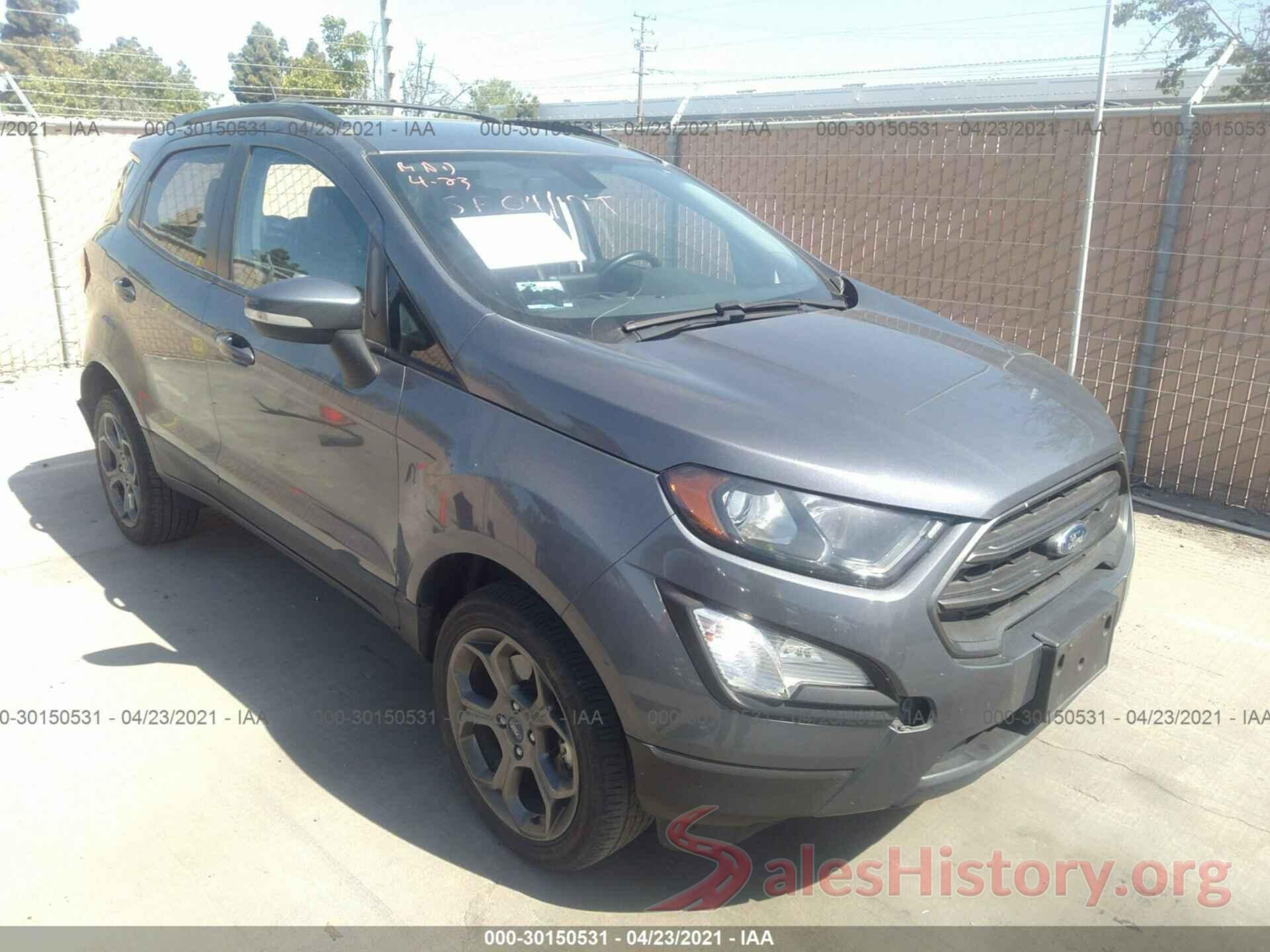 MAJ6P1CL2JC217010 2018 FORD ECOSPORT