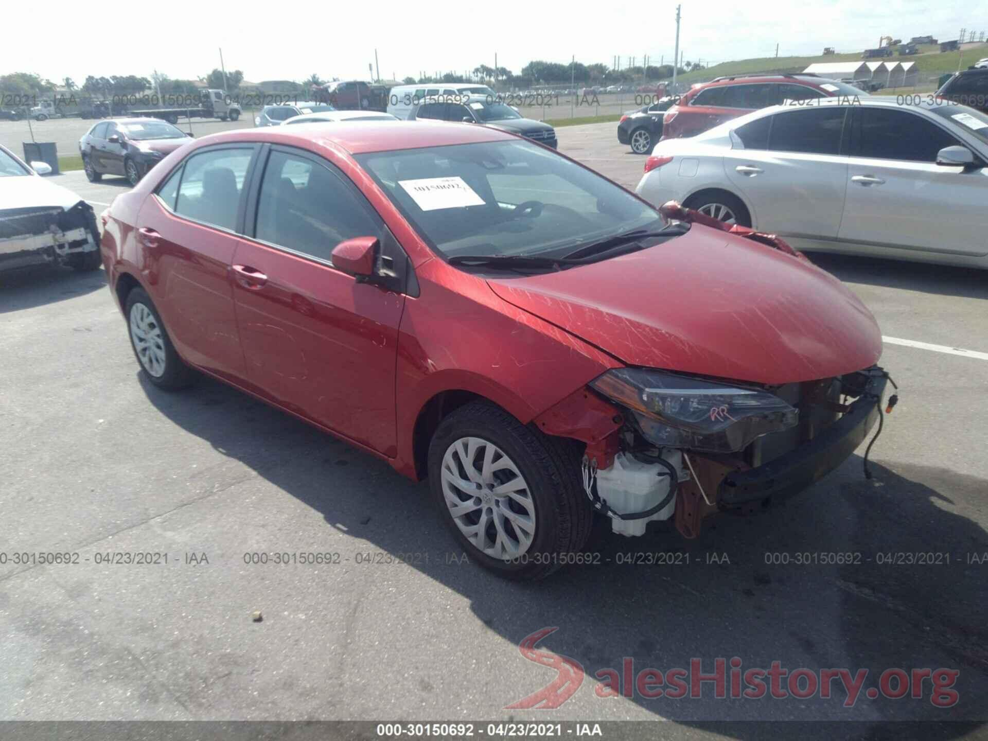 5YFBURHE3KP864325 2019 TOYOTA COROLLA