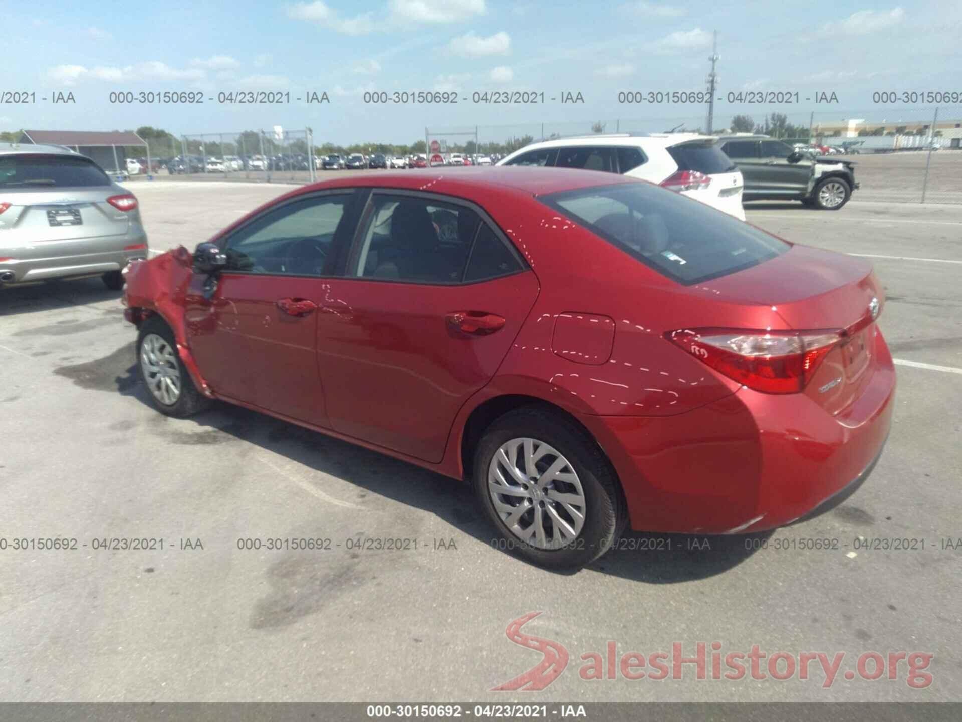 5YFBURHE3KP864325 2019 TOYOTA COROLLA