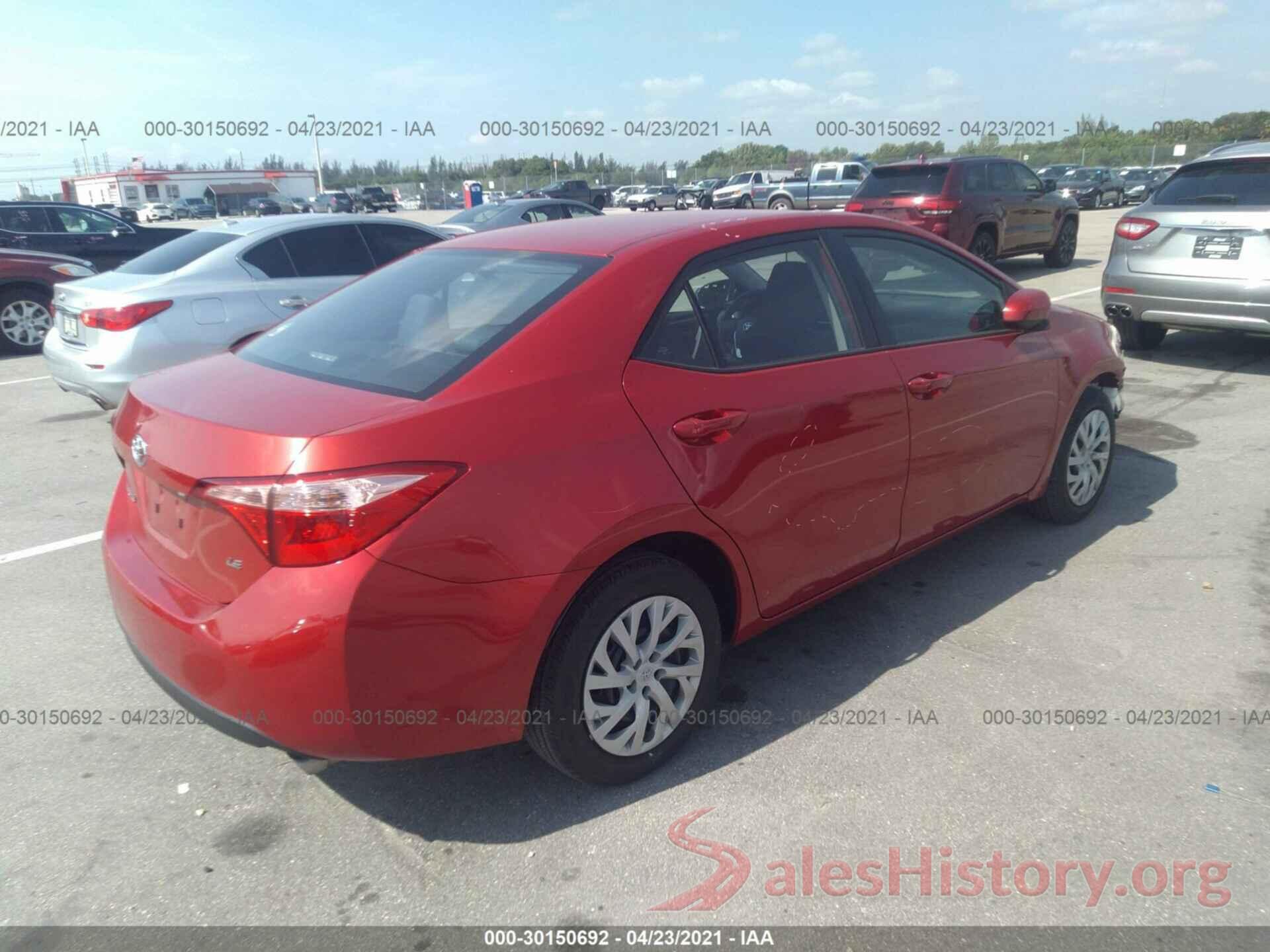 5YFBURHE3KP864325 2019 TOYOTA COROLLA