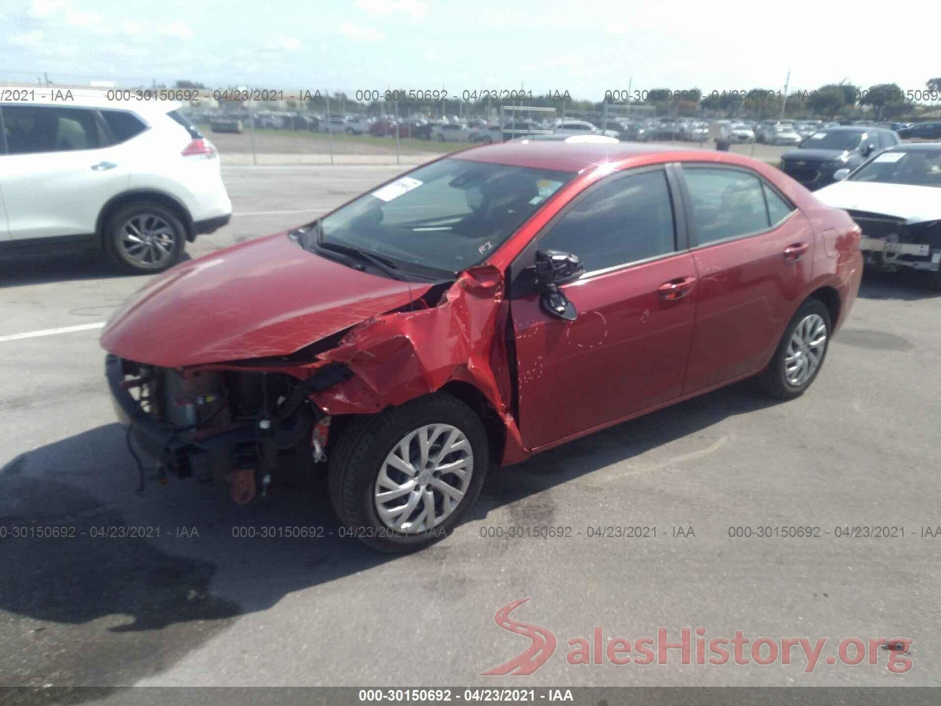 5YFBURHE3KP864325 2019 TOYOTA COROLLA