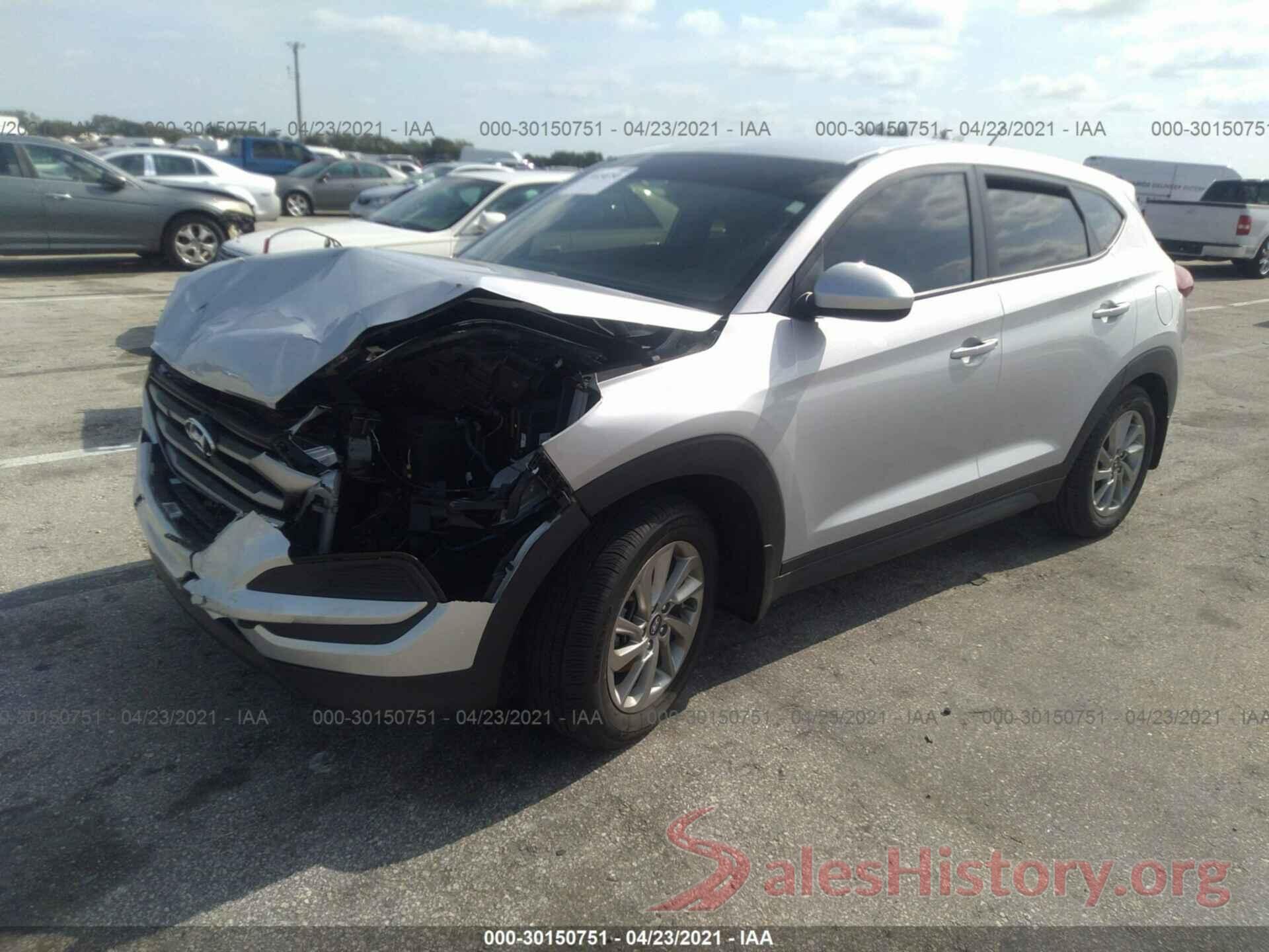 KM8J23A44HU529243 2017 HYUNDAI TUCSON