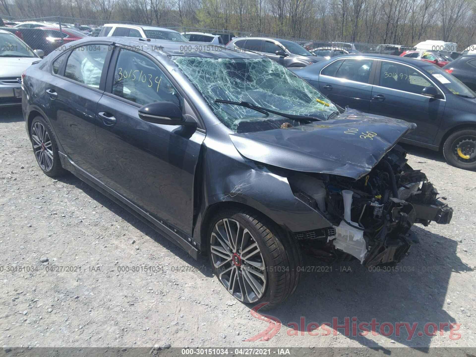 3KPF44AC3LE161307 2020 KIA FORTE