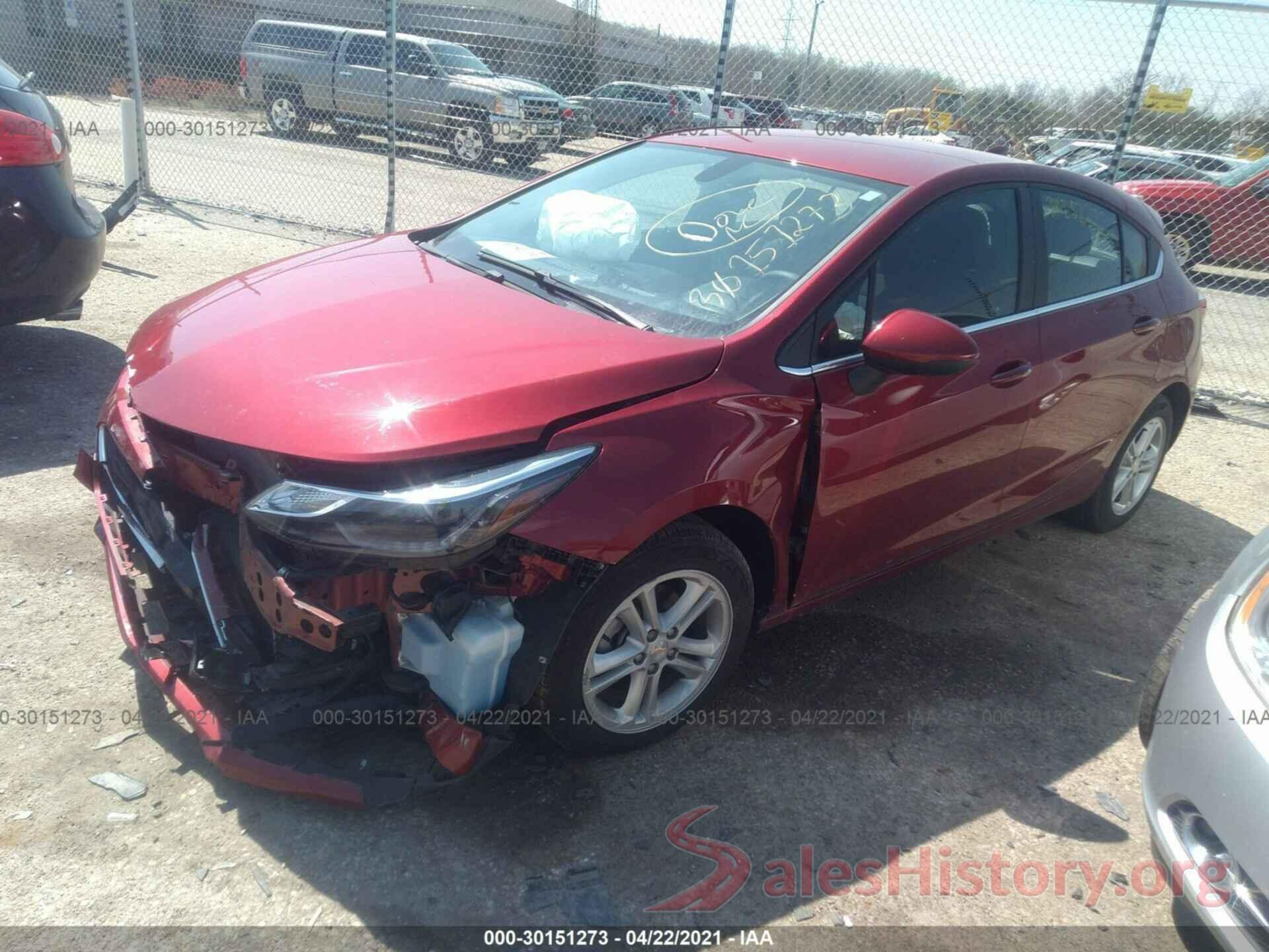 3G1BE6SM8HS604664 2017 CHEVROLET CRUZE