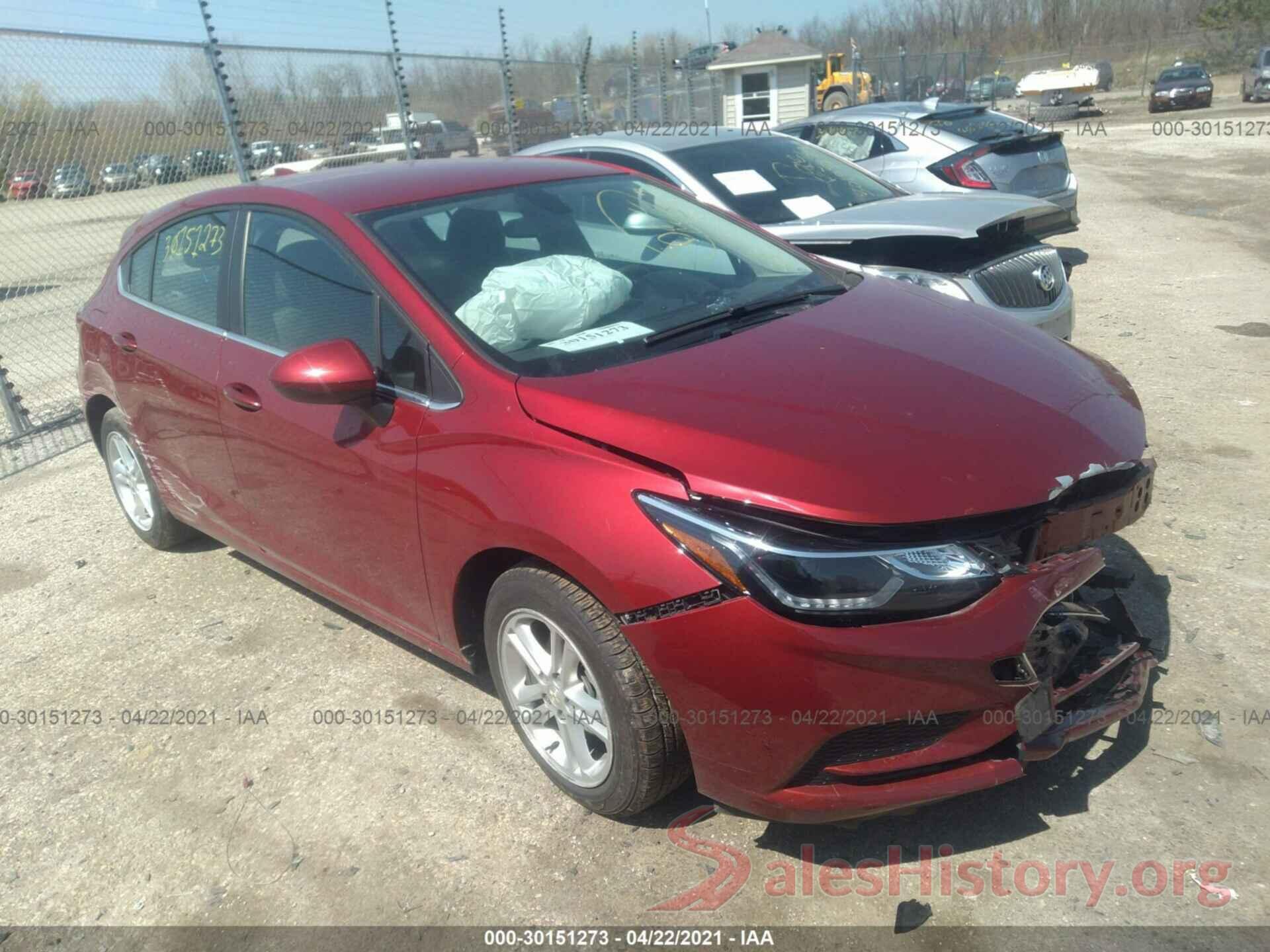 3G1BE6SM8HS604664 2017 CHEVROLET CRUZE