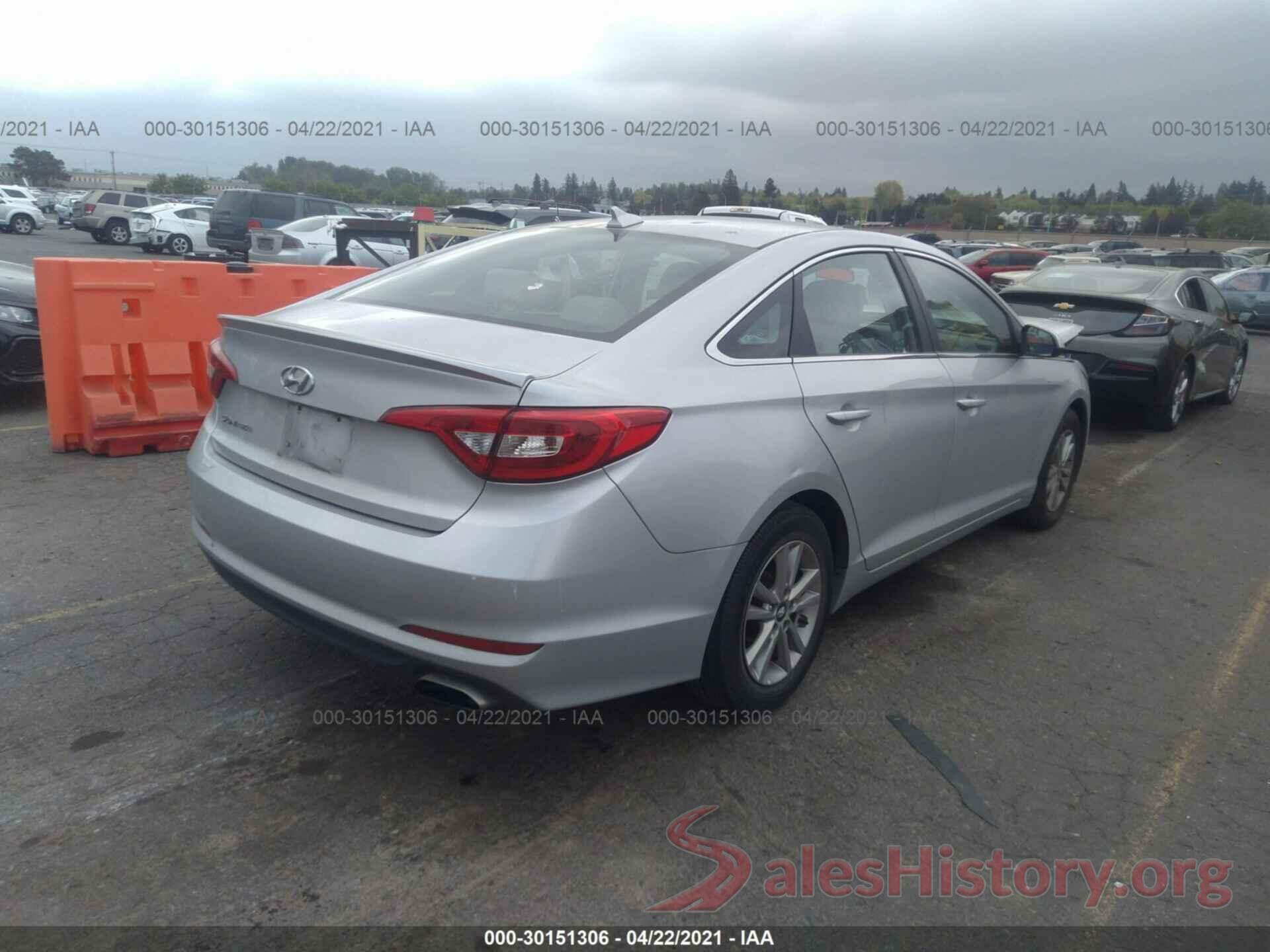 5NPE24AF2HH493432 2017 HYUNDAI SONATA