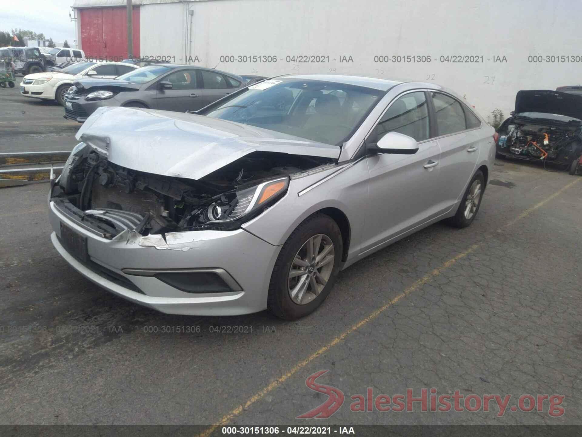 5NPE24AF2HH493432 2017 HYUNDAI SONATA