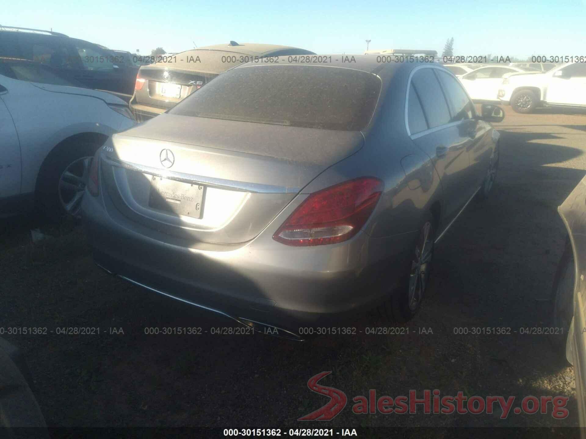 55SWF4JB8GU116587 2016 MERCEDES-BENZ C-CLASS