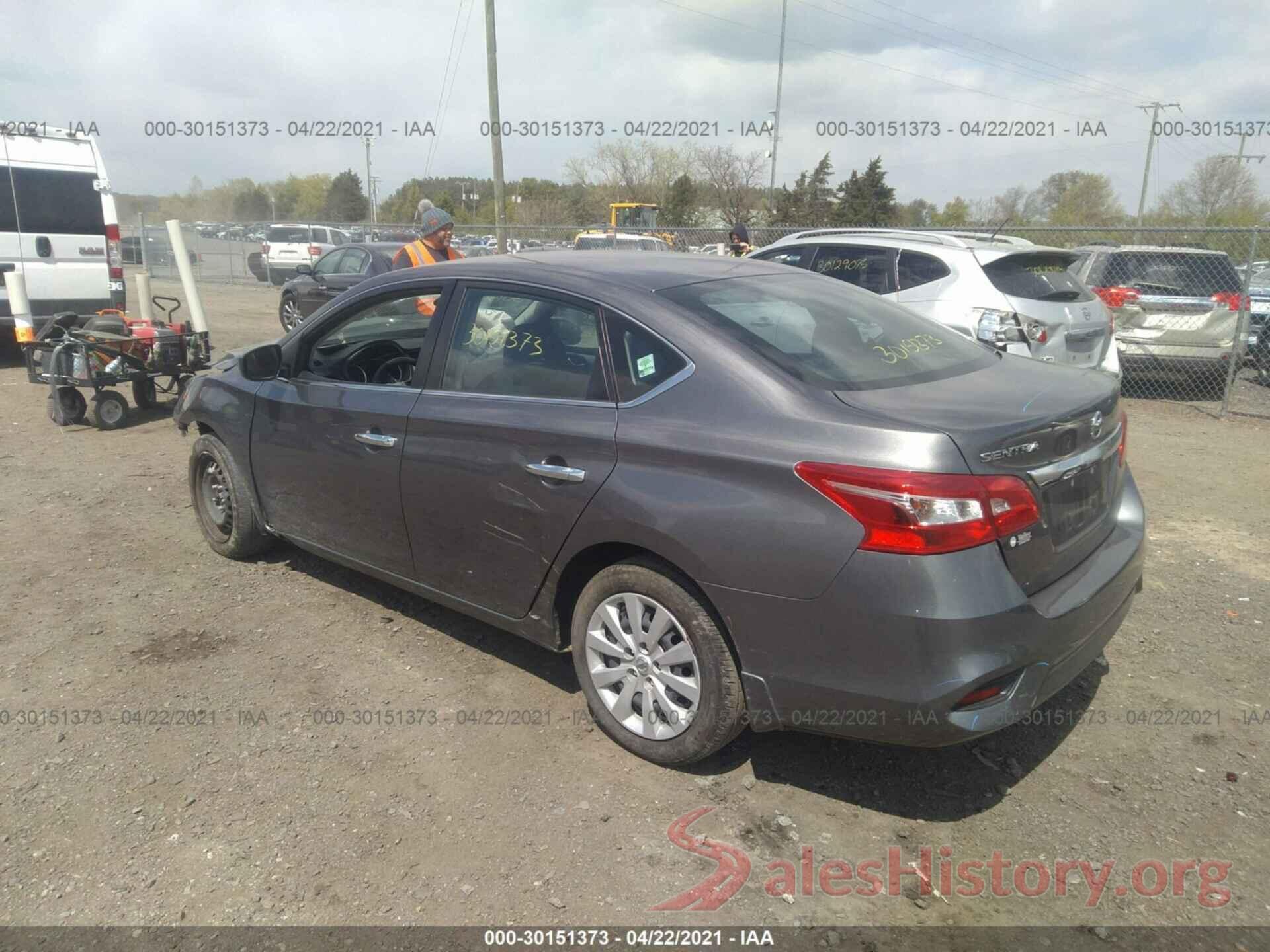 3N1AB7AP3KY395113 2019 NISSAN SENTRA