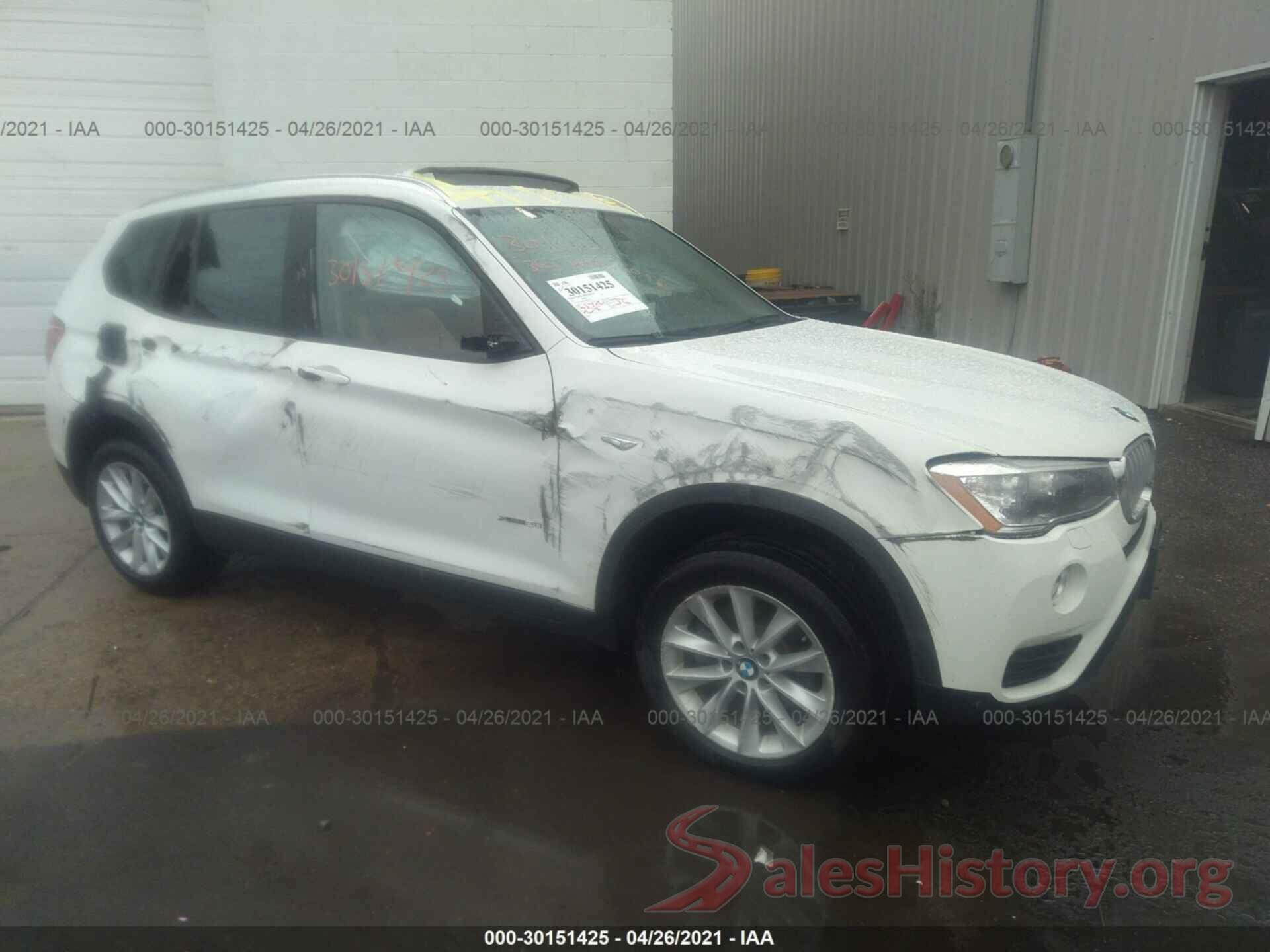 5UXWX9C34H0W71441 2017 BMW X3