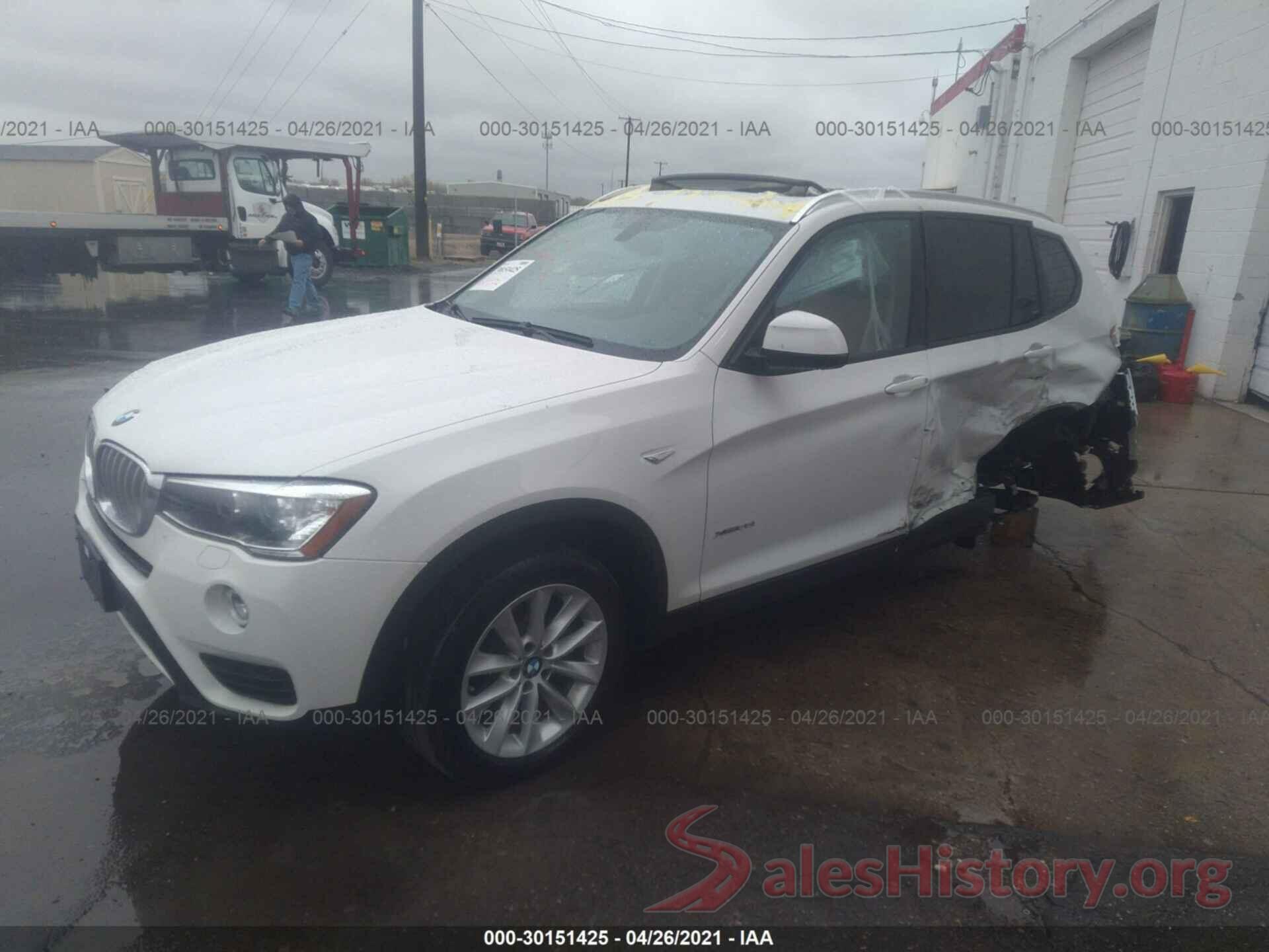 5UXWX9C34H0W71441 2017 BMW X3