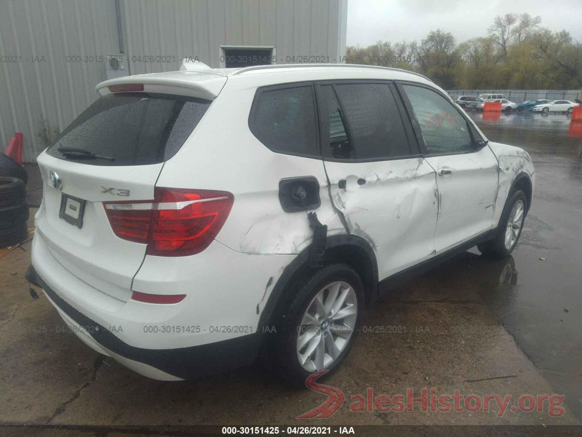 5UXWX9C34H0W71441 2017 BMW X3