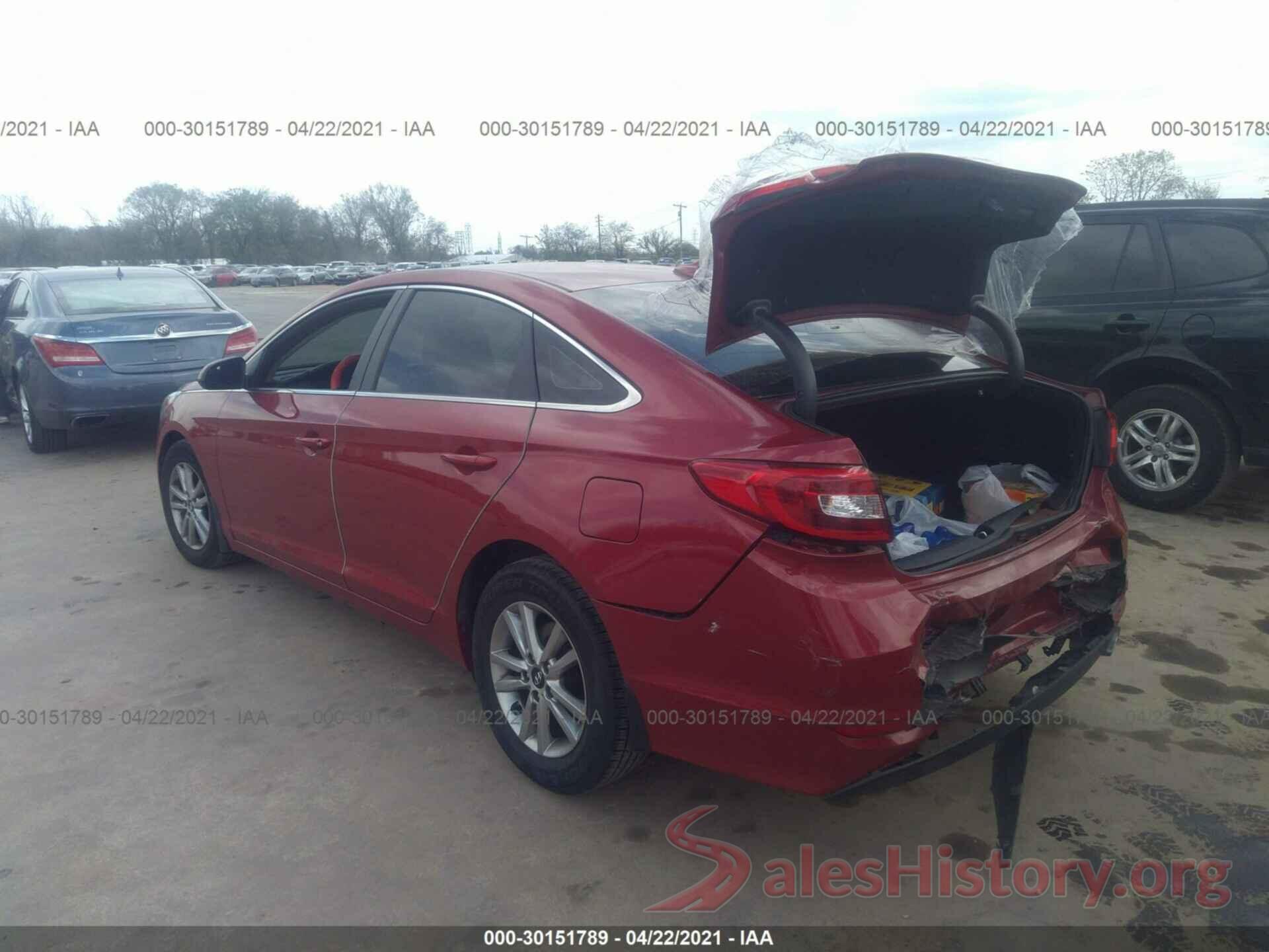 5NPE24AF3HH526809 2017 HYUNDAI SONATA