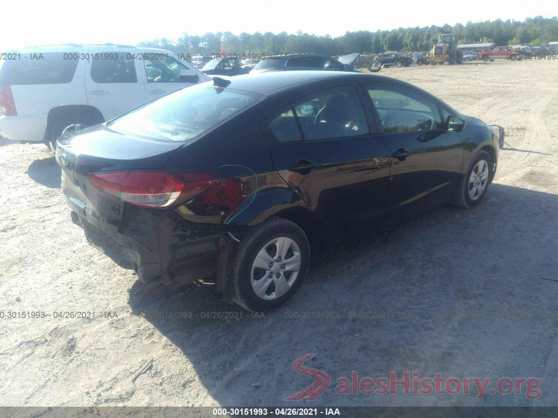 3KPFK4A74HE127053 2017 KIA FORTE