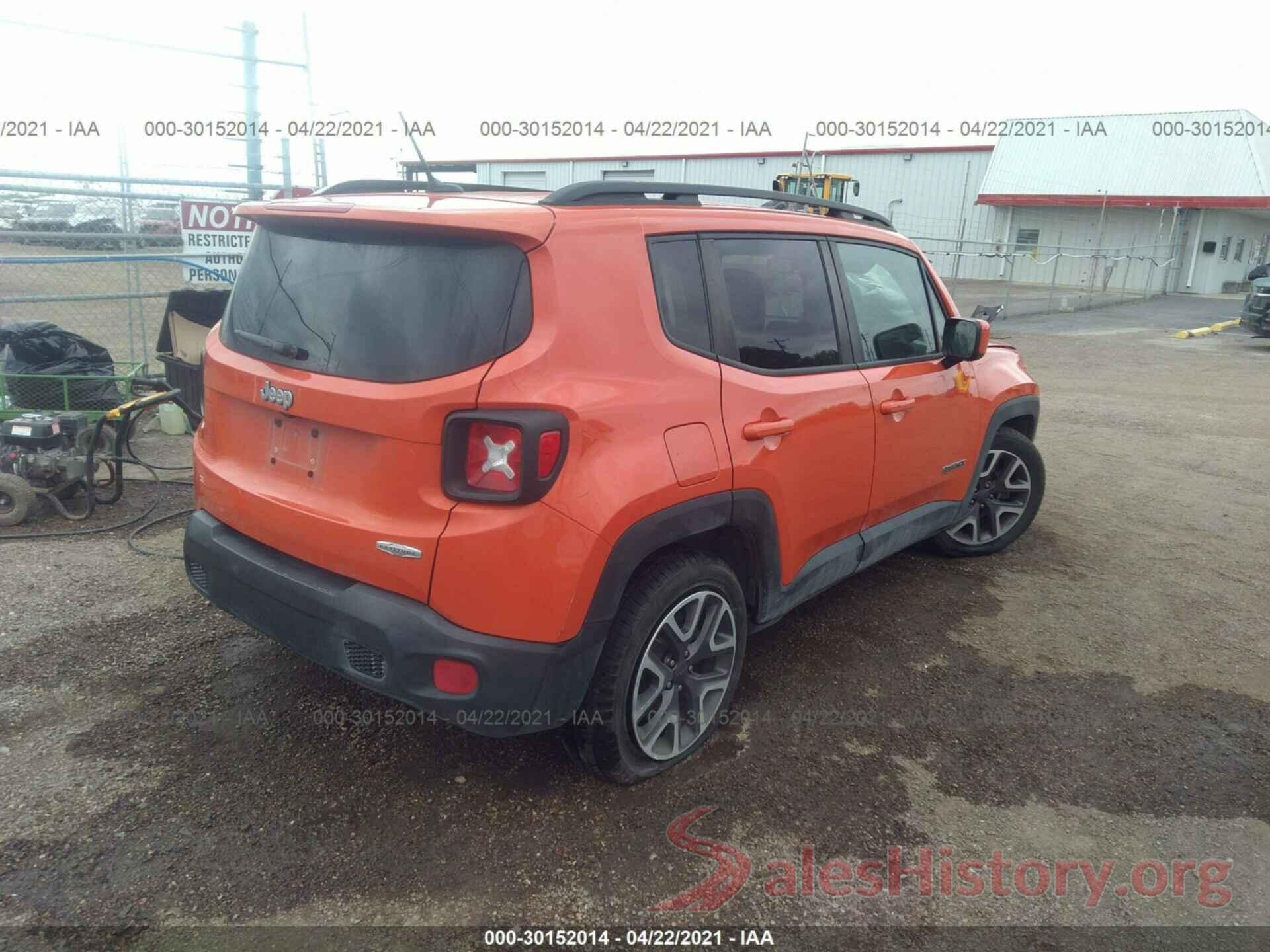 ZACCJABT2GPC99664 2016 JEEP RENEGADE