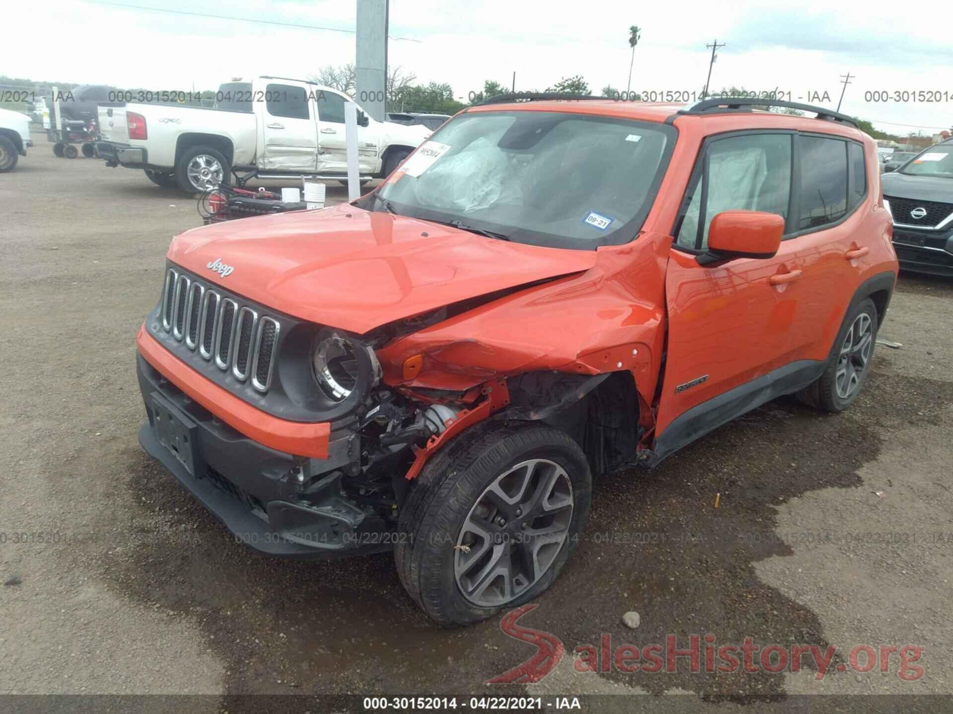 ZACCJABT2GPC99664 2016 JEEP RENEGADE