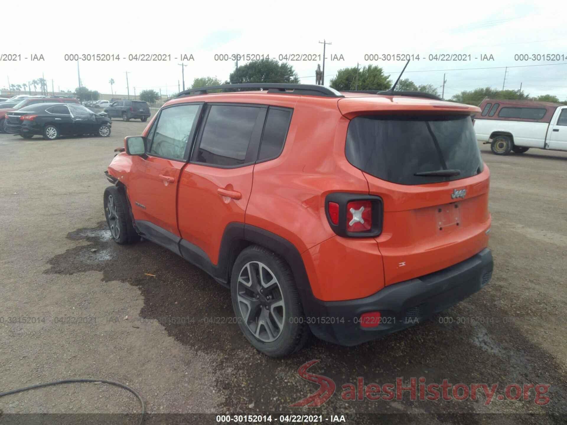 ZACCJABT2GPC99664 2016 JEEP RENEGADE