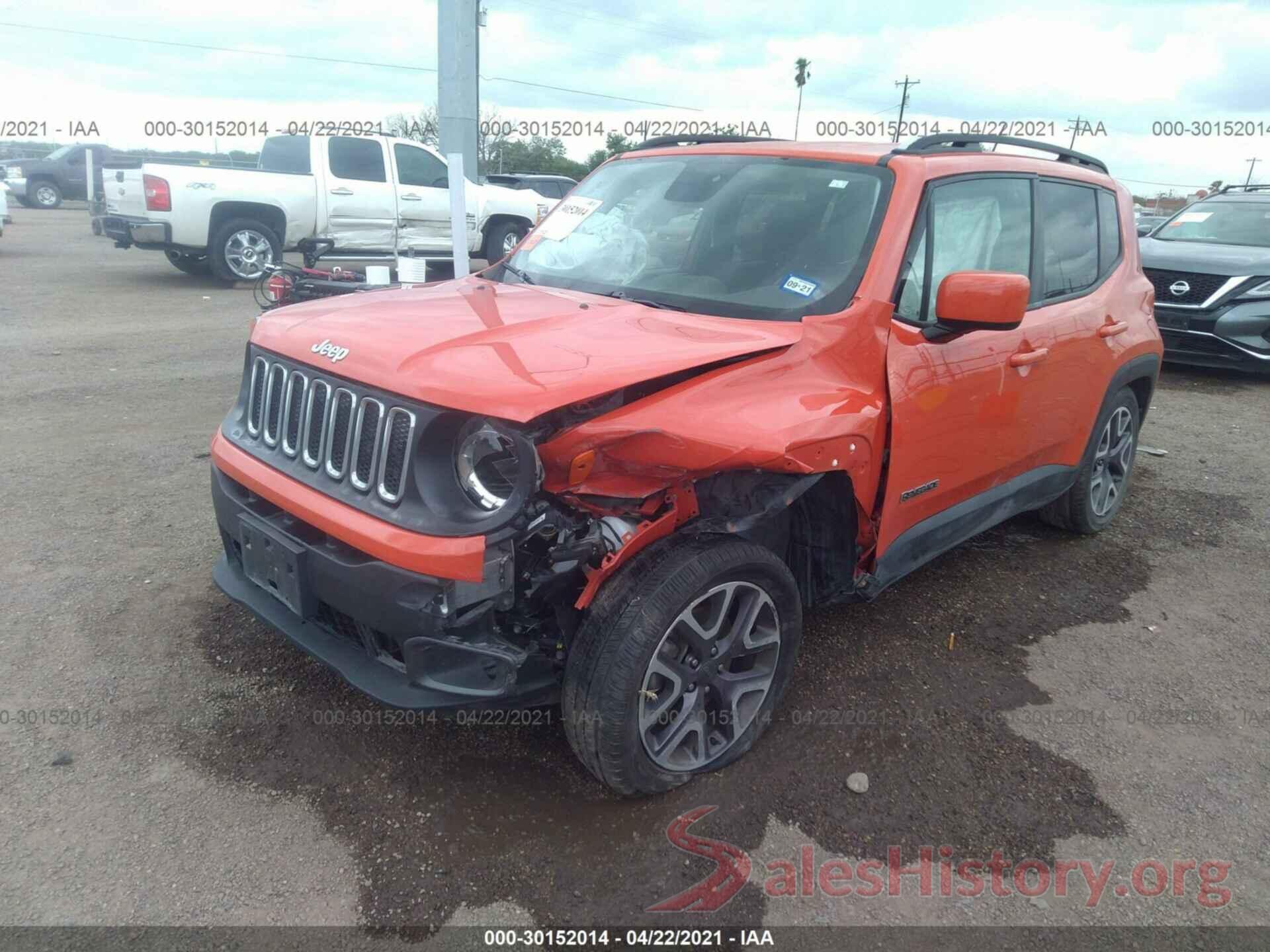 ZACCJABT2GPC99664 2016 JEEP RENEGADE