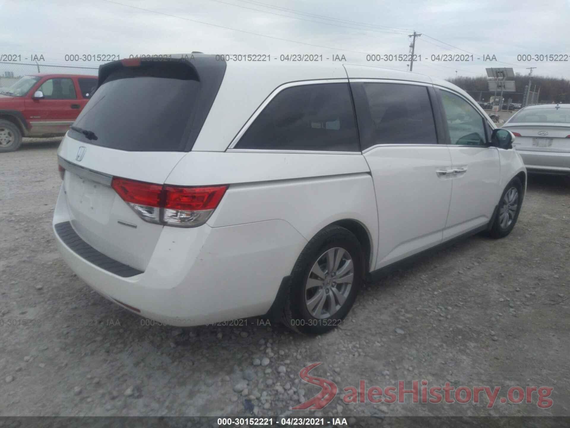 5FNRL5H37HB009818 2017 HONDA ODYSSEY