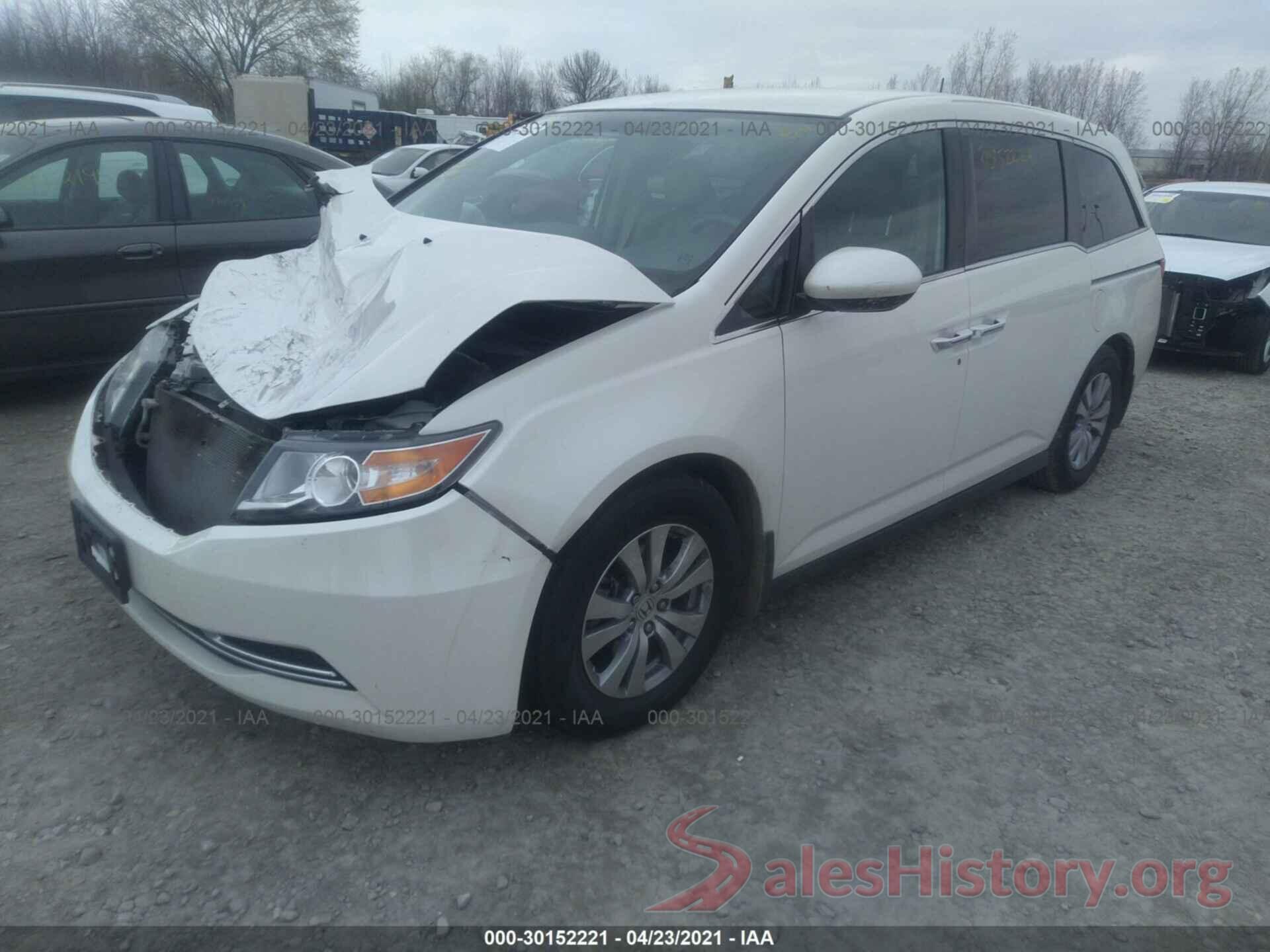 5FNRL5H37HB009818 2017 HONDA ODYSSEY