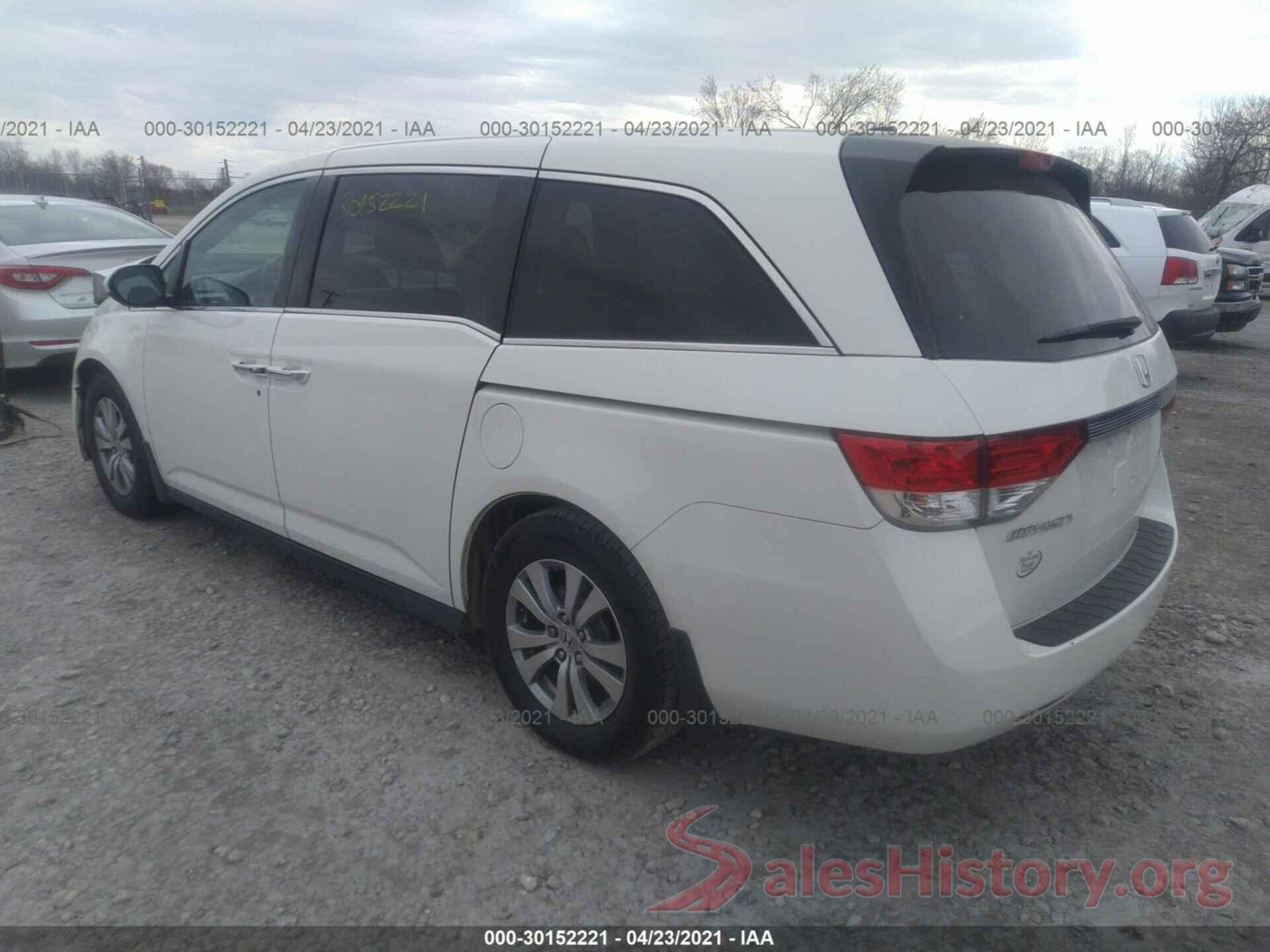 5FNRL5H37HB009818 2017 HONDA ODYSSEY