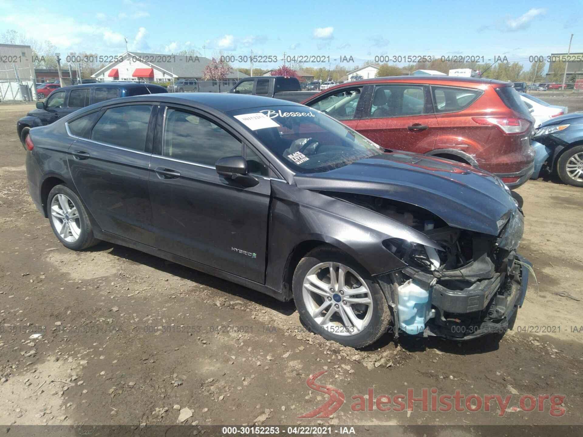 3FA6P0LU7JR128375 2018 FORD FUSION HYBRID