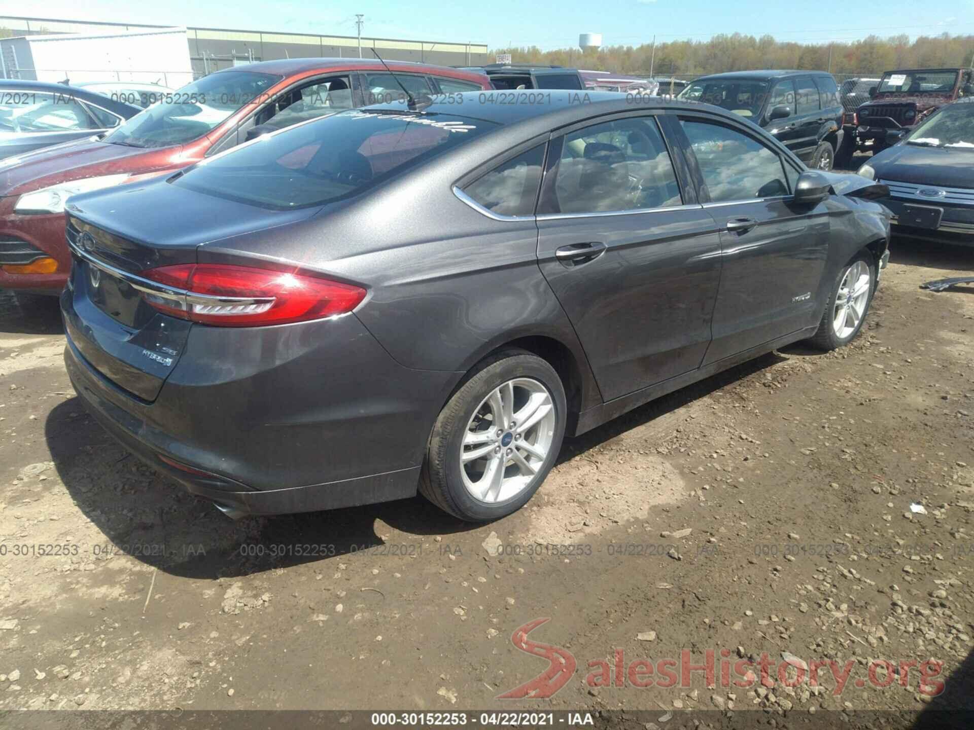 3FA6P0LU7JR128375 2018 FORD FUSION HYBRID