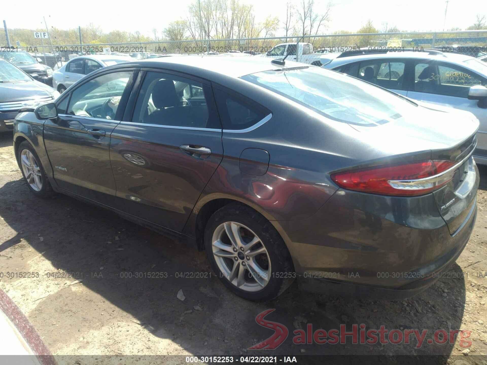 3FA6P0LU7JR128375 2018 FORD FUSION HYBRID