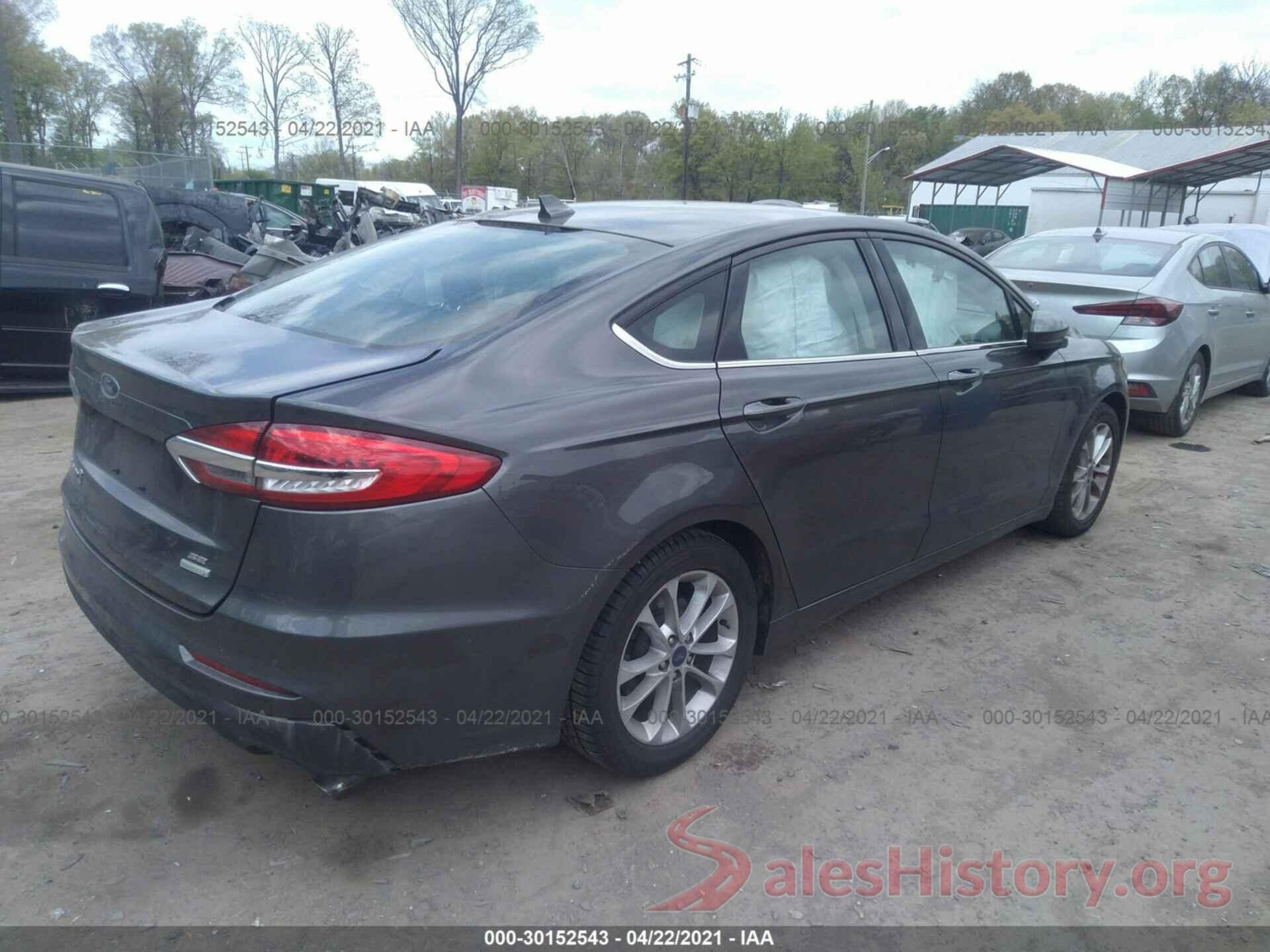 3FA6P0HD7KR213758 2019 FORD FUSION