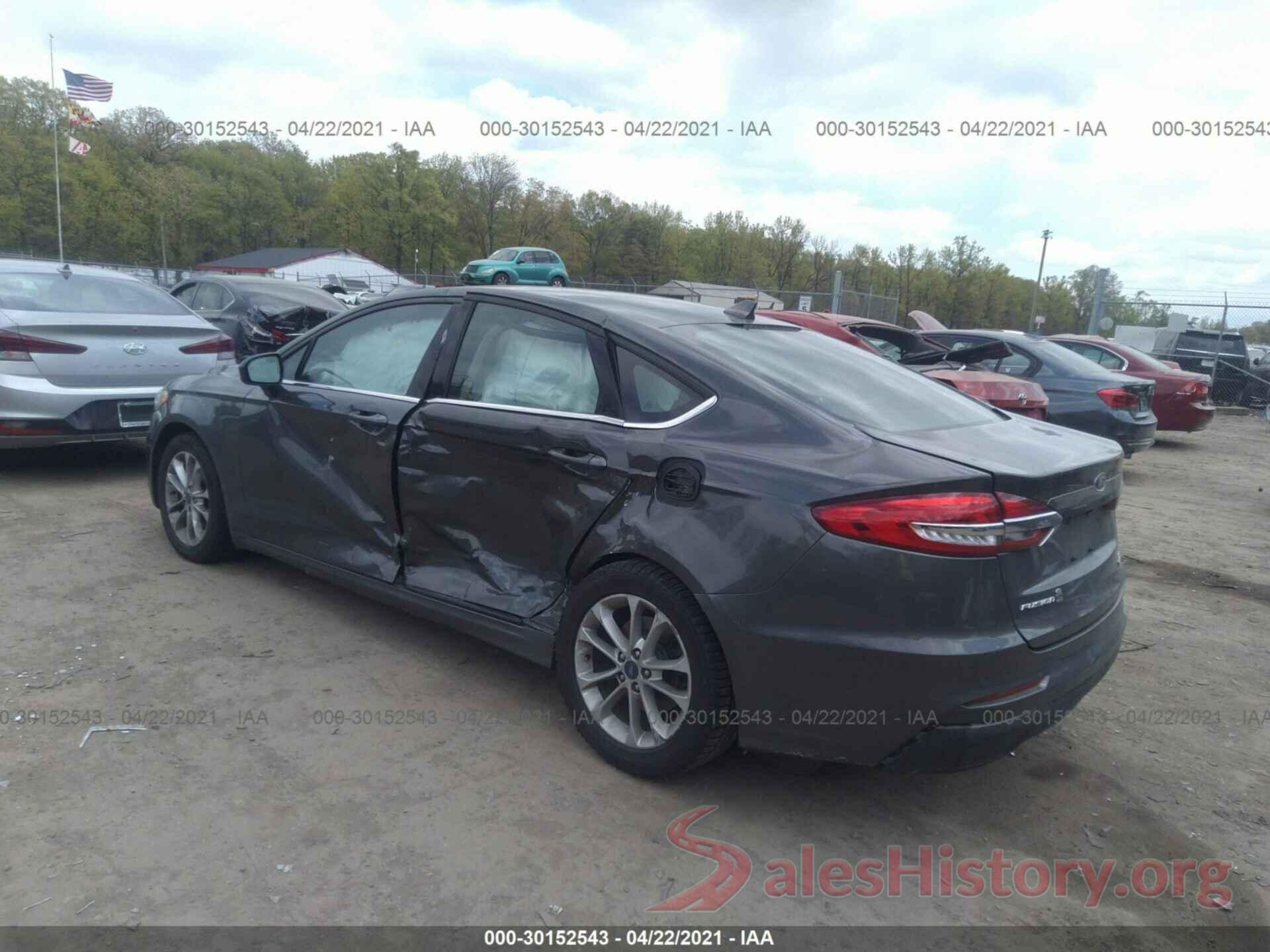 3FA6P0HD7KR213758 2019 FORD FUSION