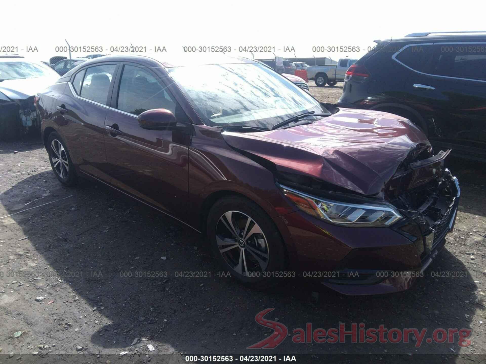 3N1AB8CV5LY249394 2020 NISSAN SENTRA