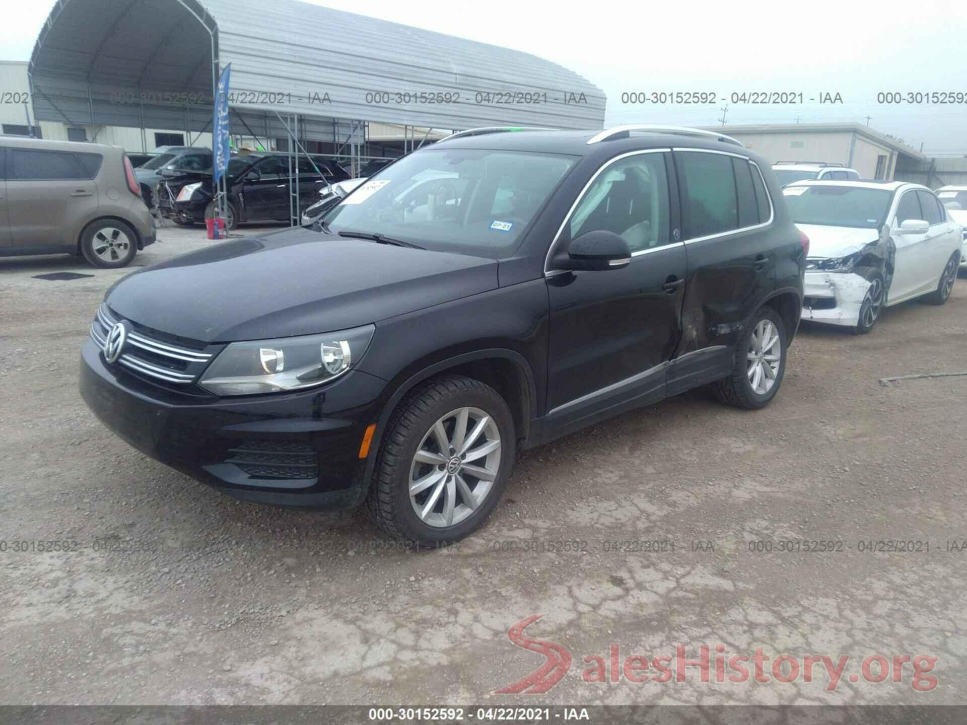 WVGRV7AX0HK003747 2017 VOLKSWAGEN TIGUAN