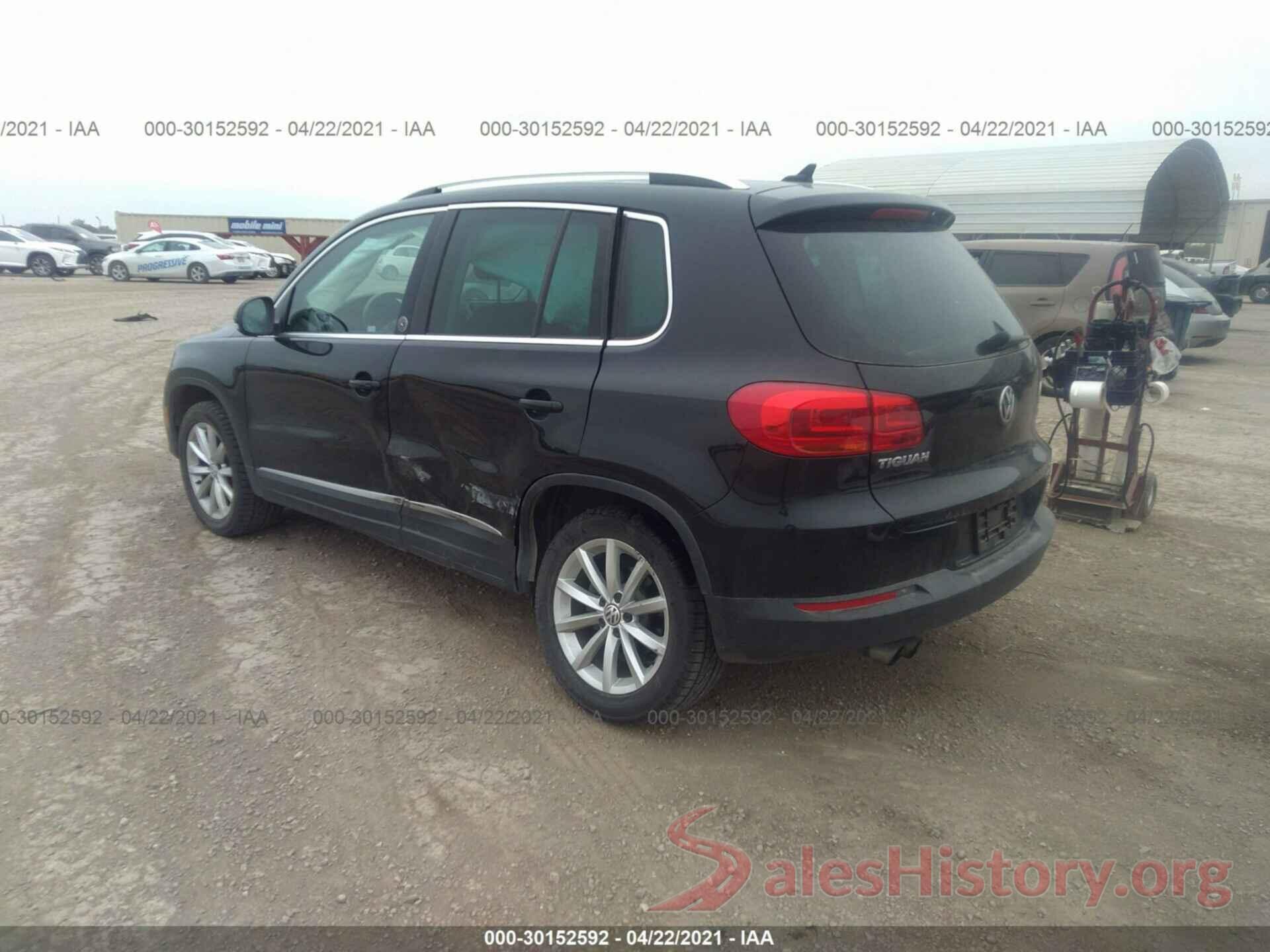 WVGRV7AX0HK003747 2017 VOLKSWAGEN TIGUAN